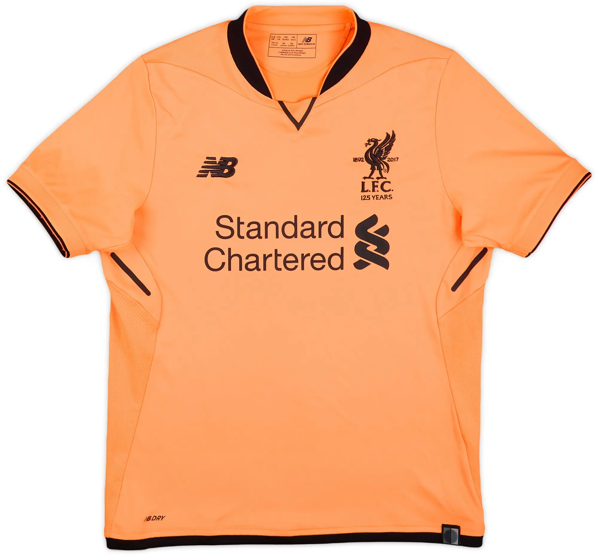 NewBalance 2017-18 Liverpool 125 Years Third Shirt - 8/10 - (XL.Boys)