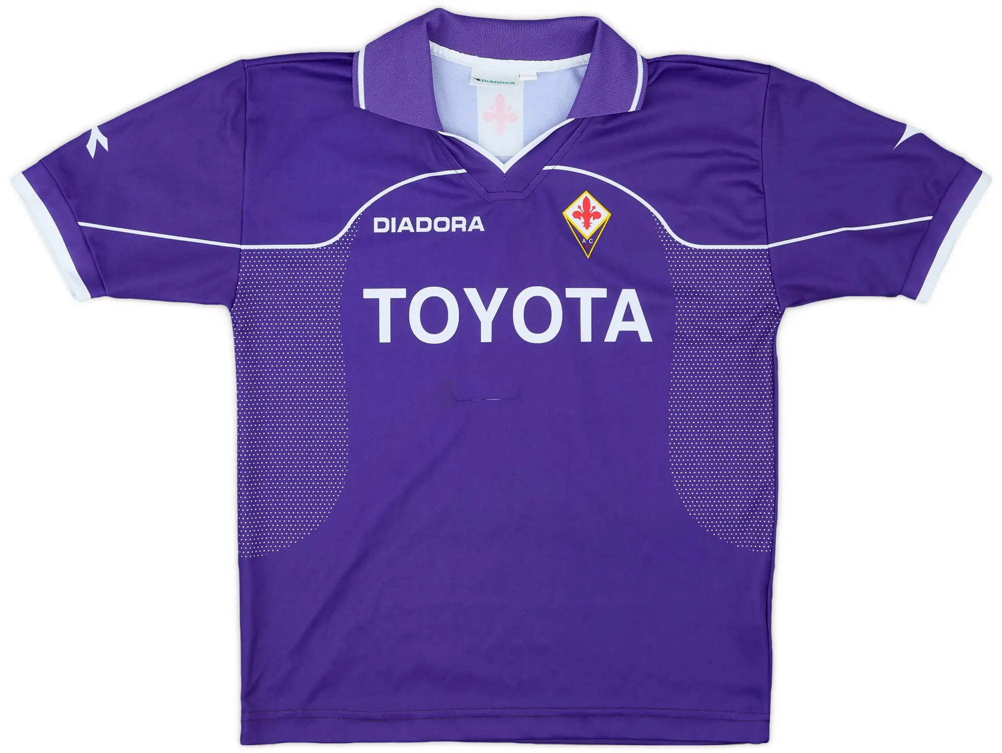 Diadora 2000-01 Fiorentina Home Shirt - 6/10 - (XL.Boys)