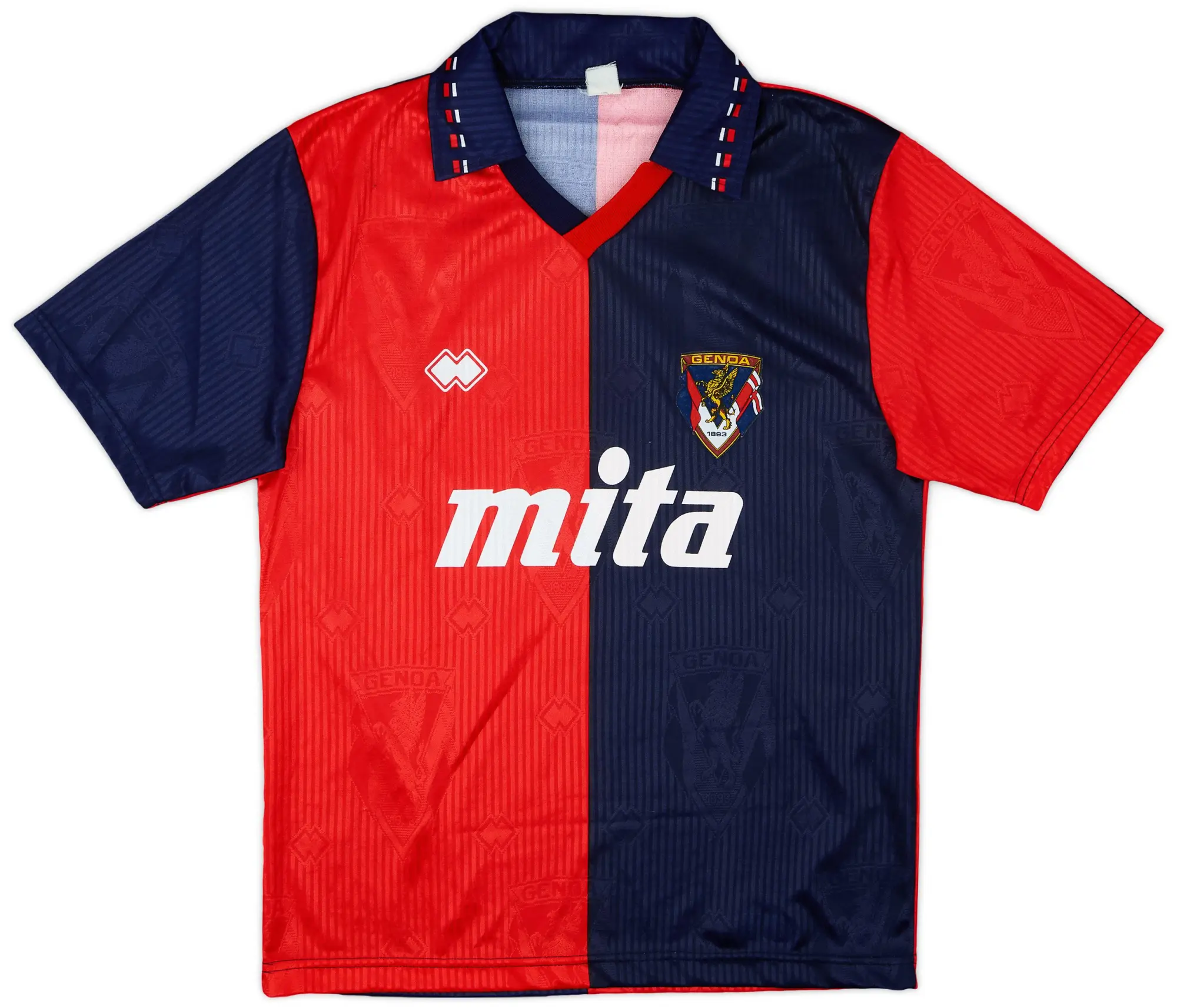 Errea 1991-92 Genoa Home Shirt - 7/10 - (M)