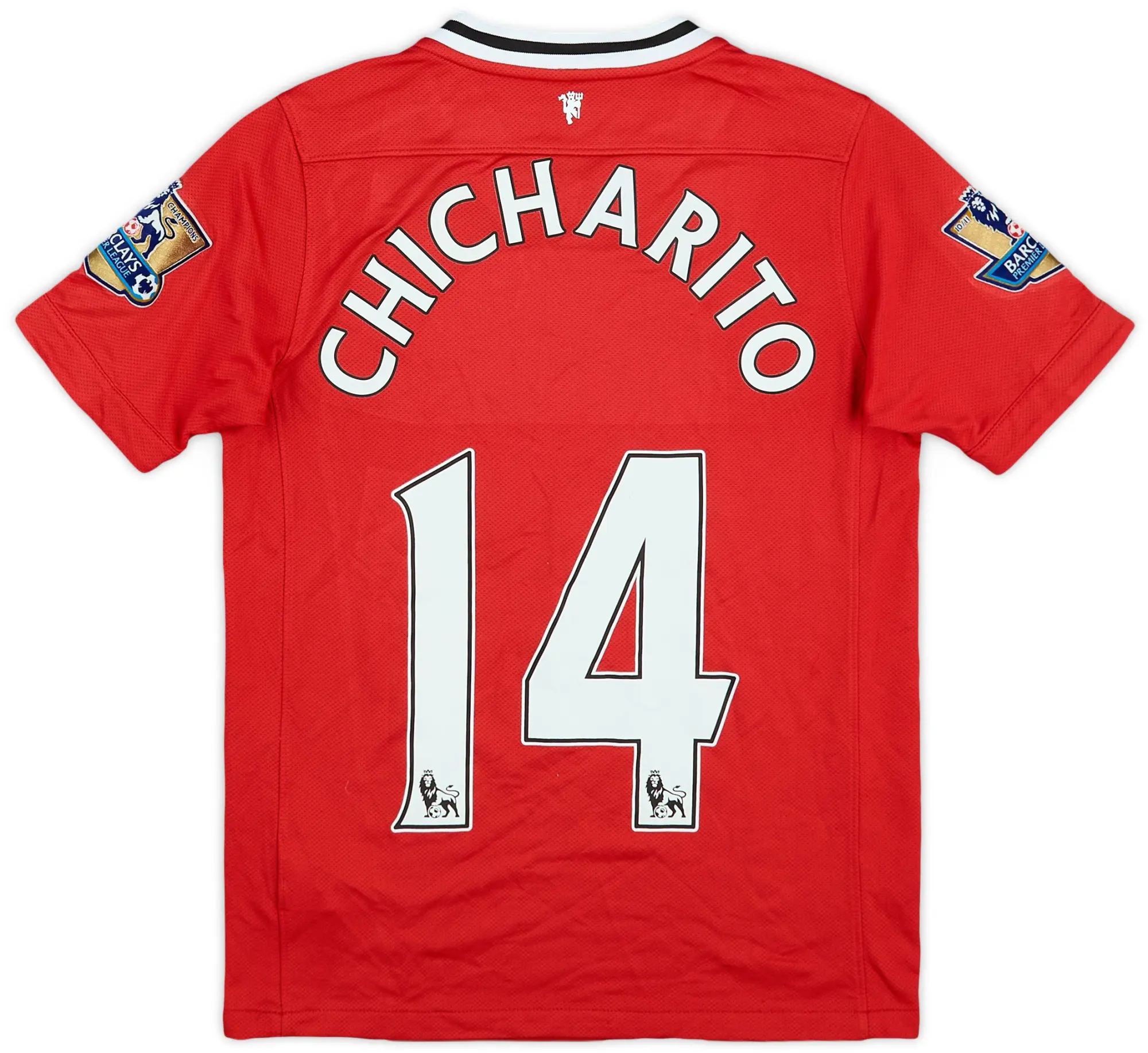 Nike 2011-12 Manchester United Home Shirt Chicharito #14 - 8/10 - (M.Boys)