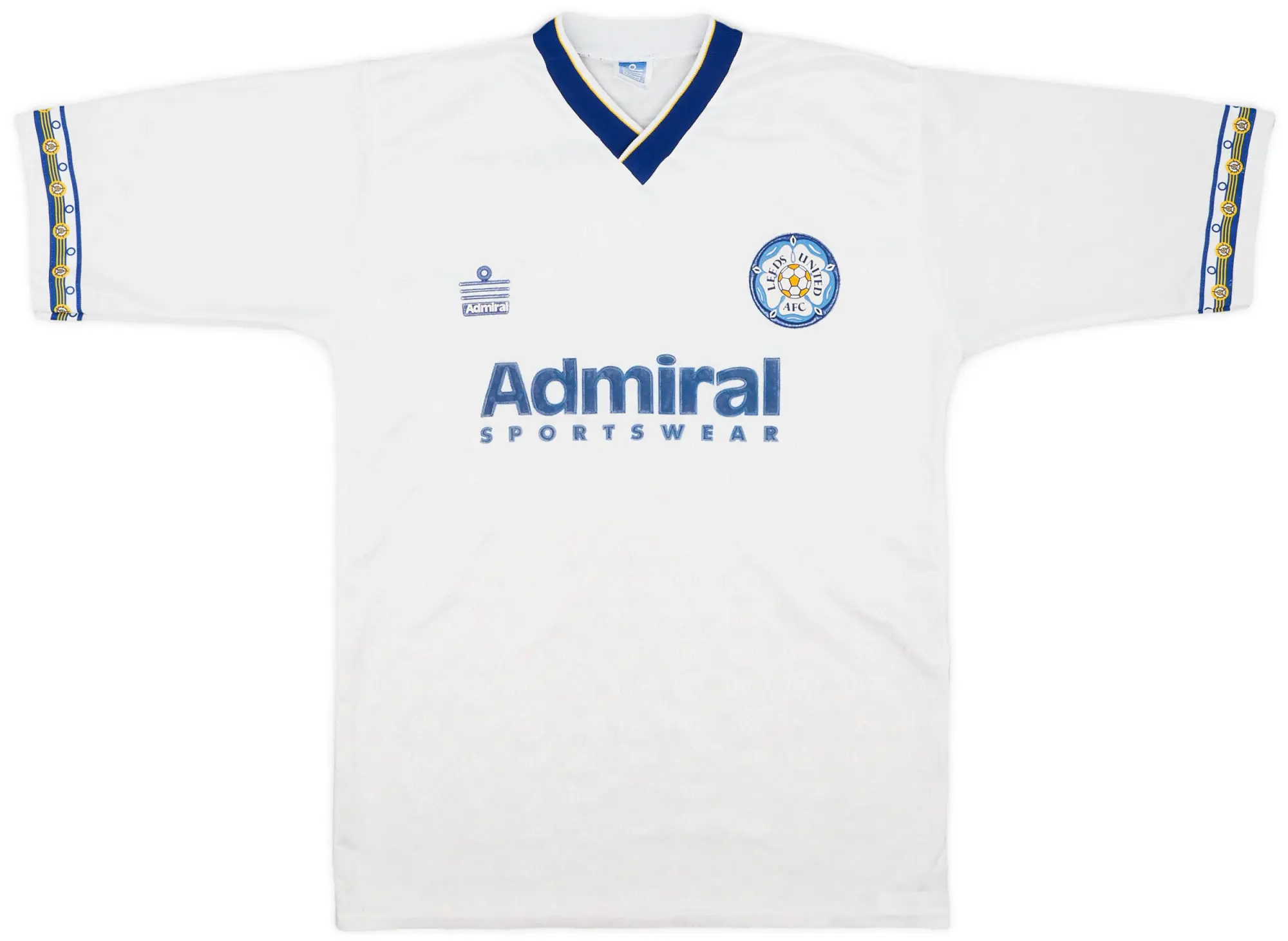 Admiral 1992-93 Leeds United Home Shirt - 8/10 - (M)
