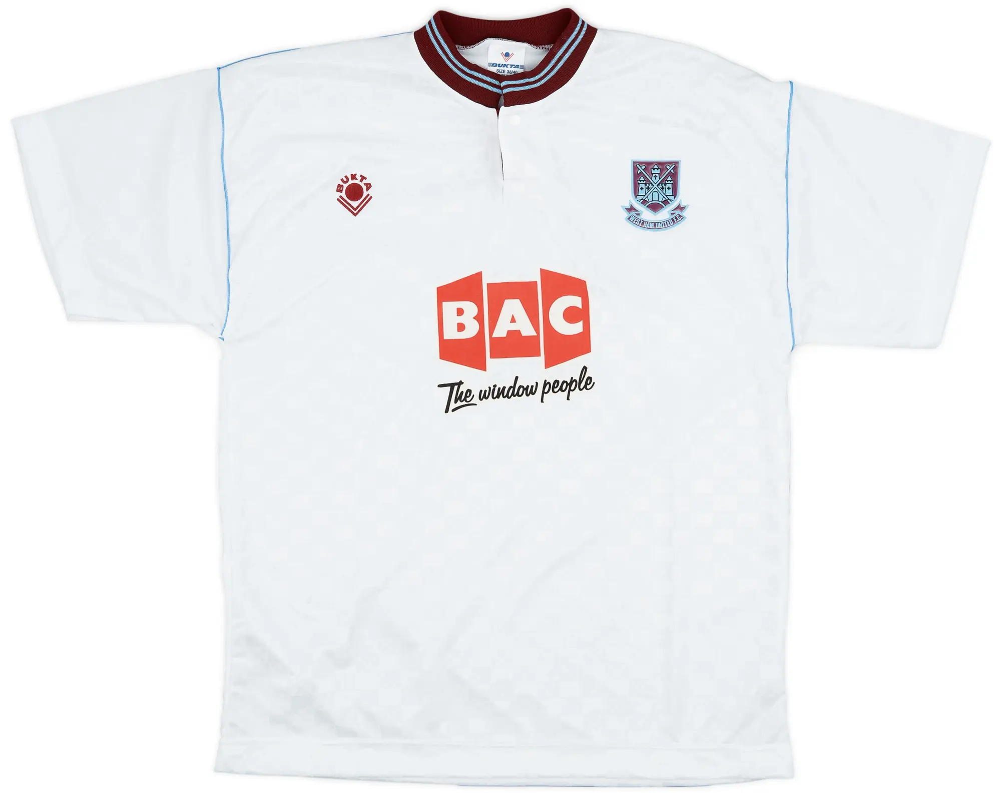 Bukta 1989-90 West Ham Away Shirt - 10/10 - (M)