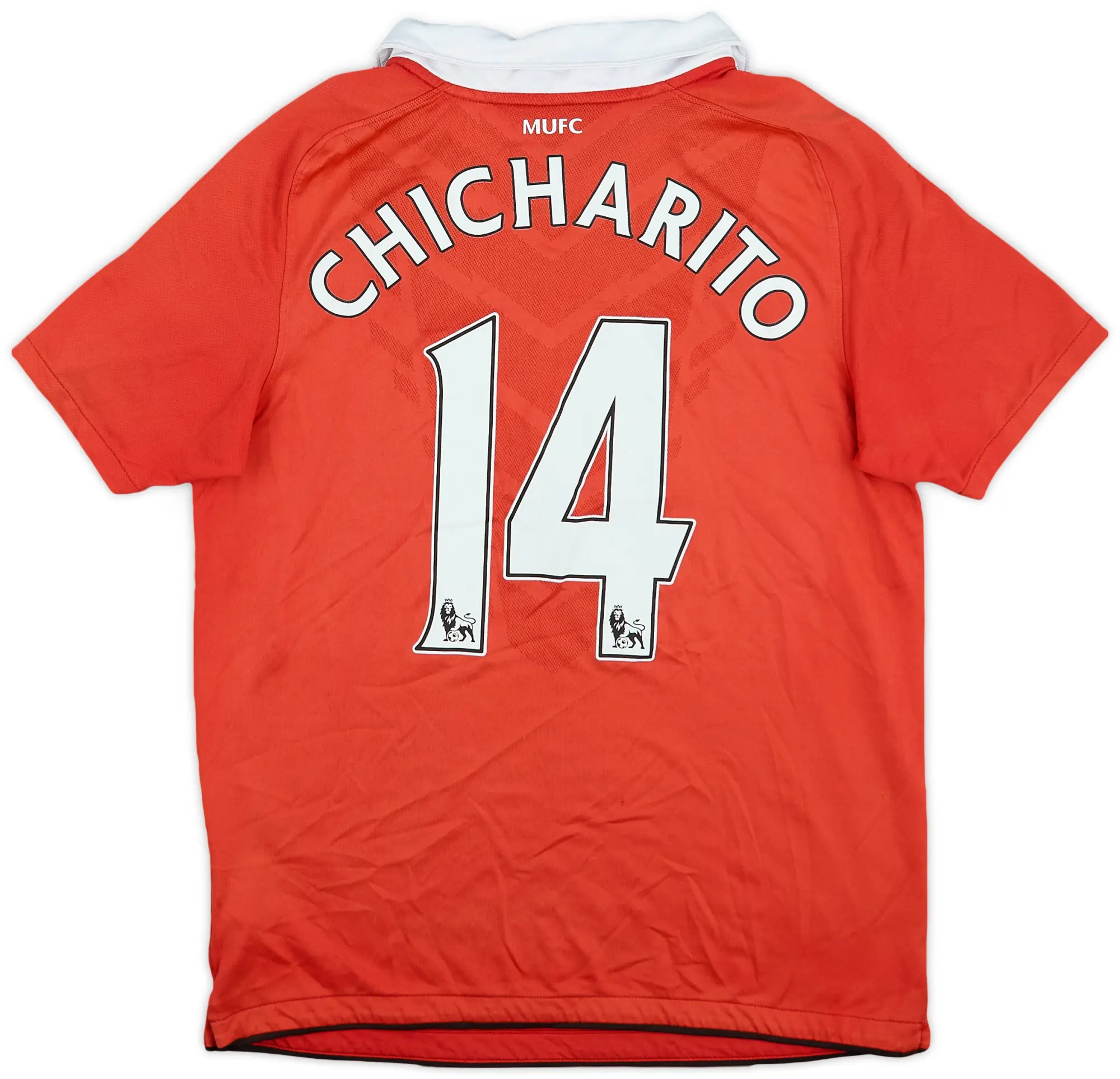 Nike 2010-11 Manchester United Home Shirt Chicharito #14 - 4/10 - (XL.Boys)