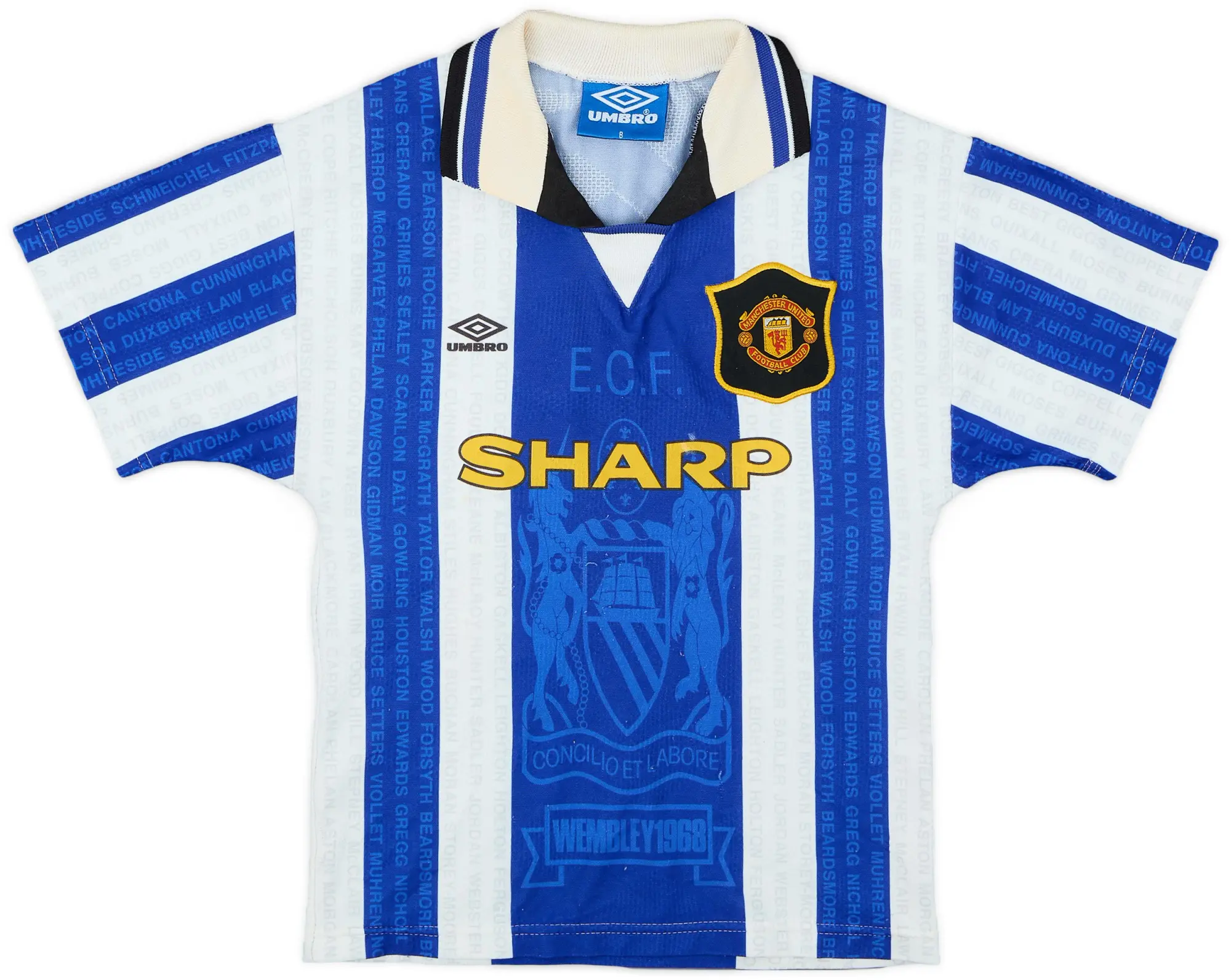Umbro 1994-96 Manchester United Third Shirt - 7/10 - (S.Boys)