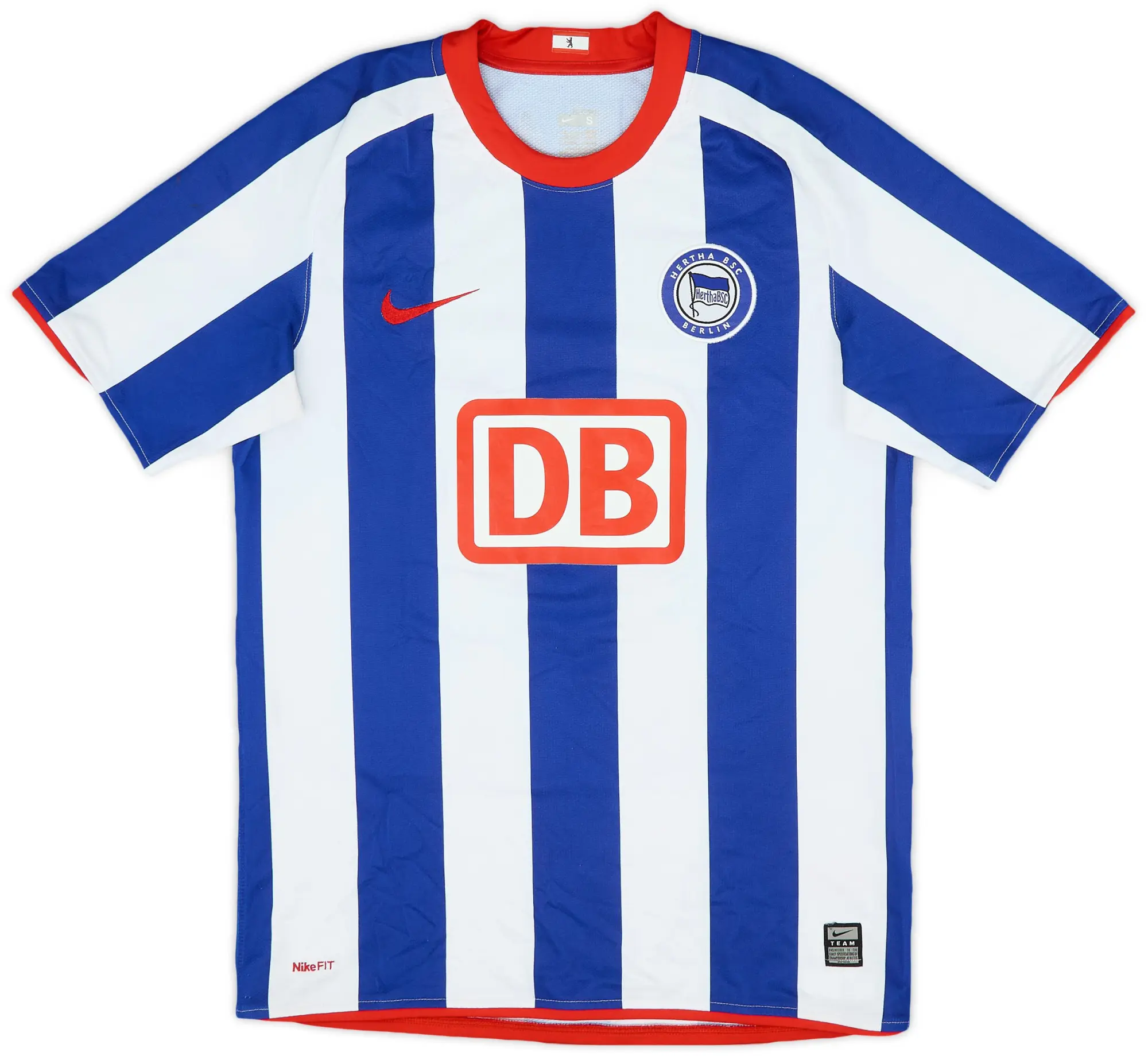 Nike 2008-09 Hertha Berlin Home Shirt - 8/10 - (S)