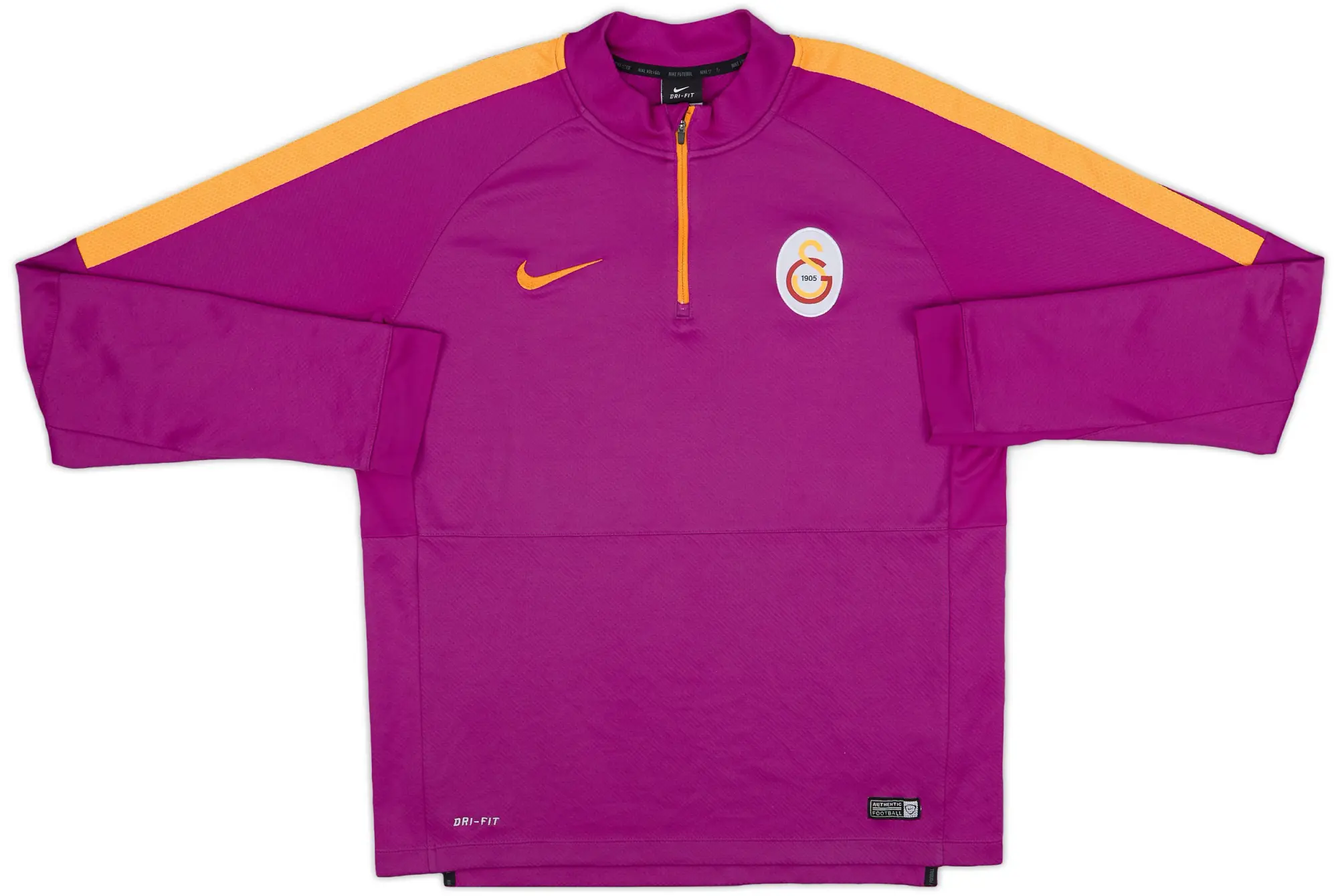 Nike 2014-15 Galatasaray 1/4 Zip Drill Top - 7/10 - (L)