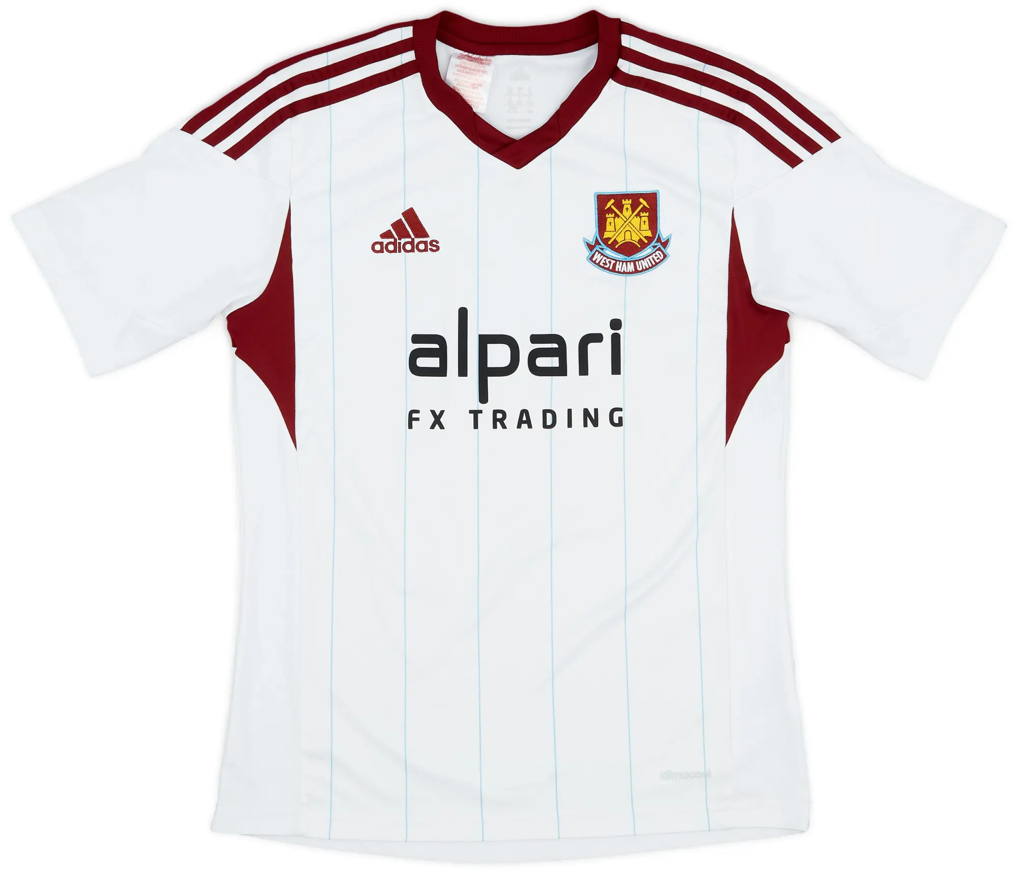 adidas 2013-14 West Ham Away Shirt - 8/10 - (XL.Boys)