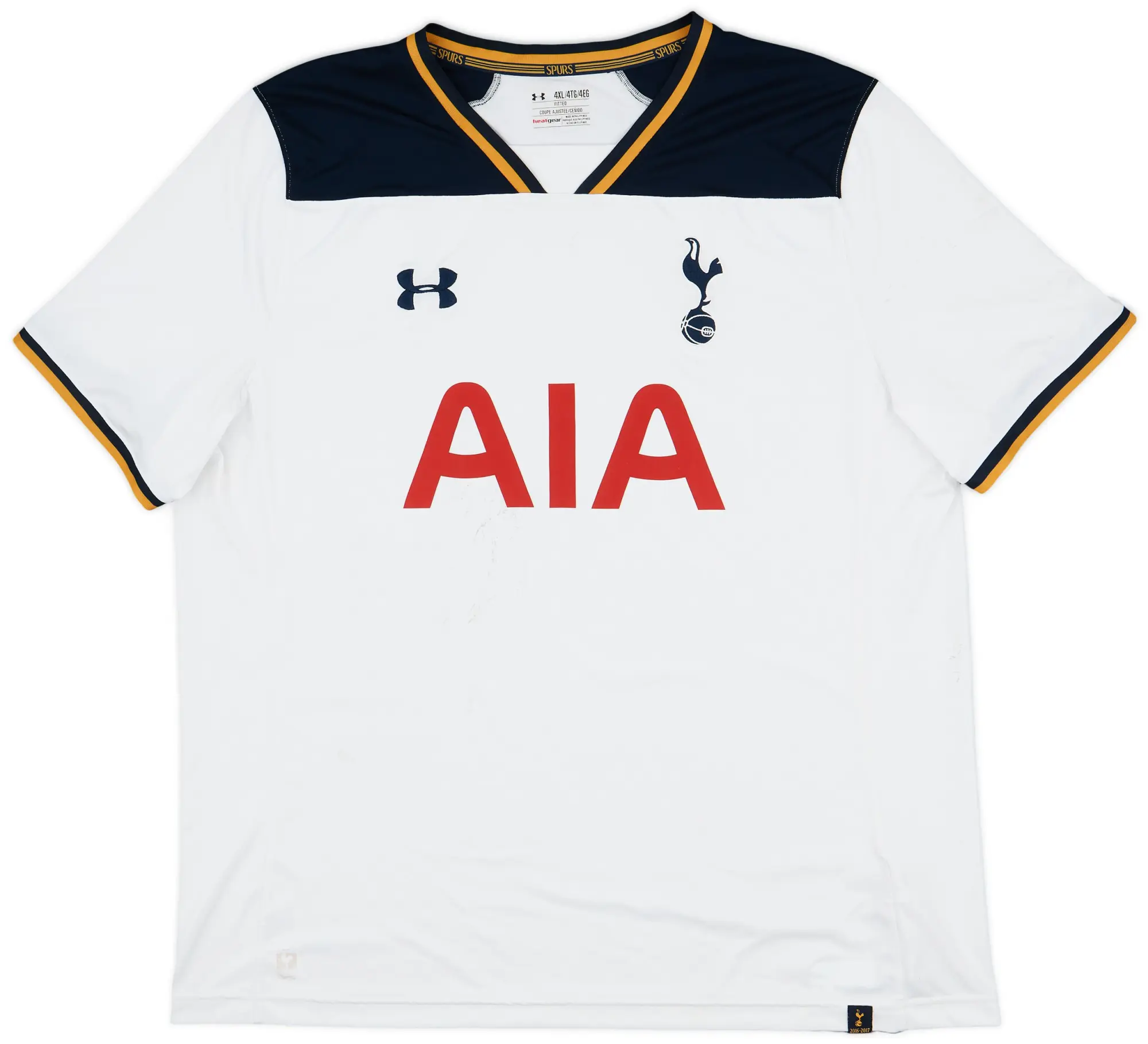 Under Armour 2016-17 Tottenham Home Shirt - 6/10 - (4XL)