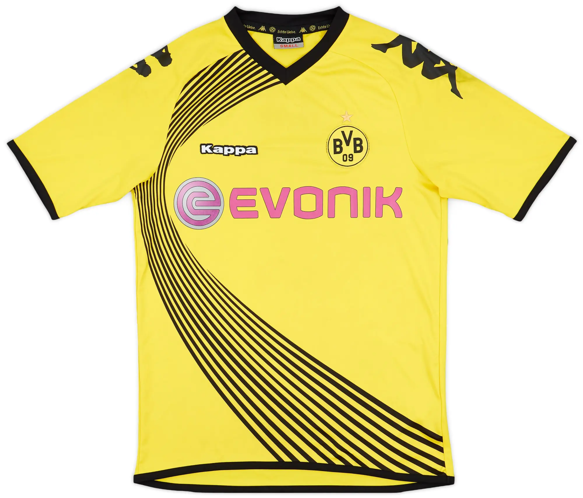 Kappa 2011-12 Borussia Dortmund European Home Shirt - 7/10 - (S)