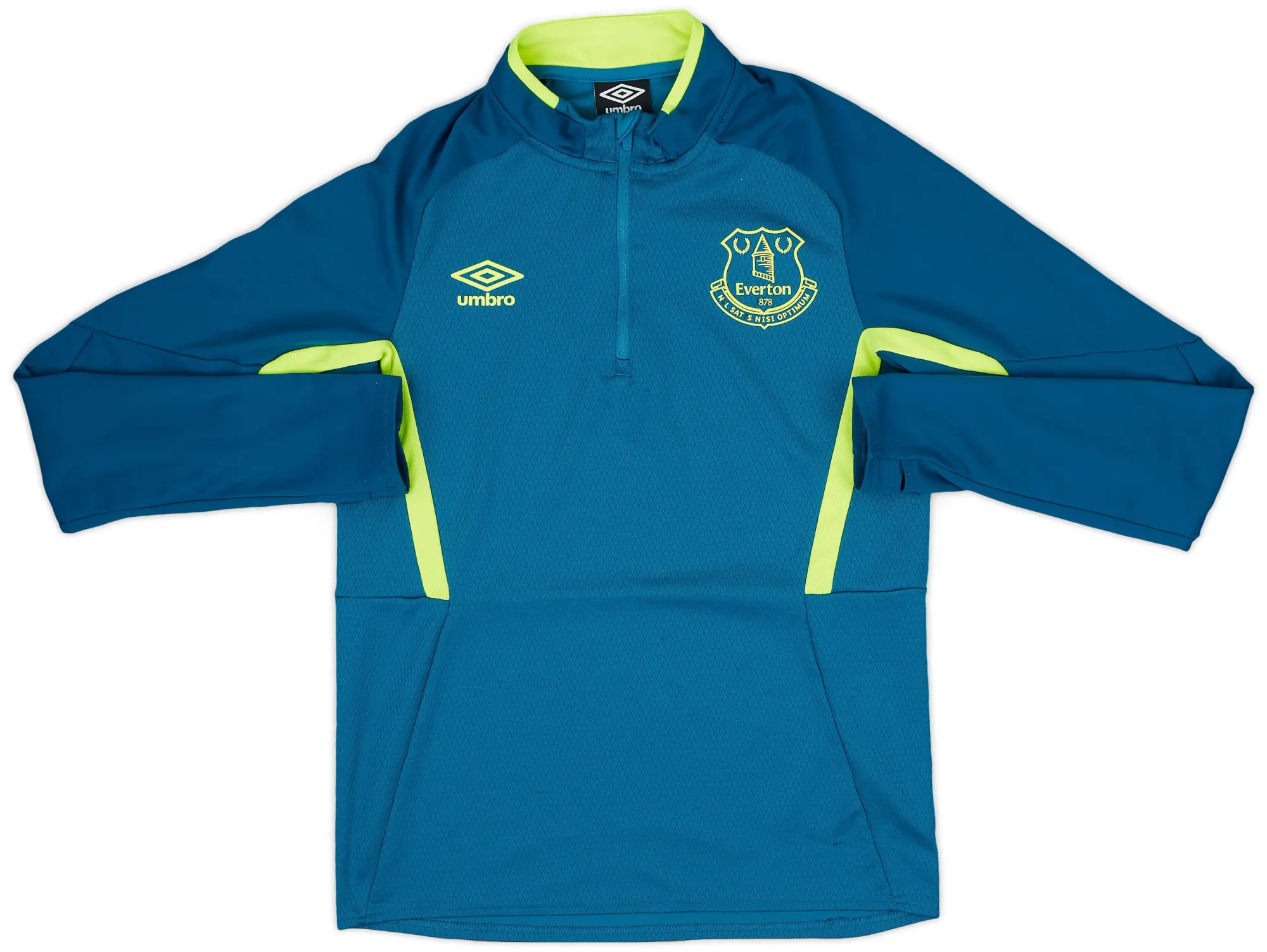 2019-20 Everton Umbro 1/4 Zip Drill Top - 9/10 - (S)