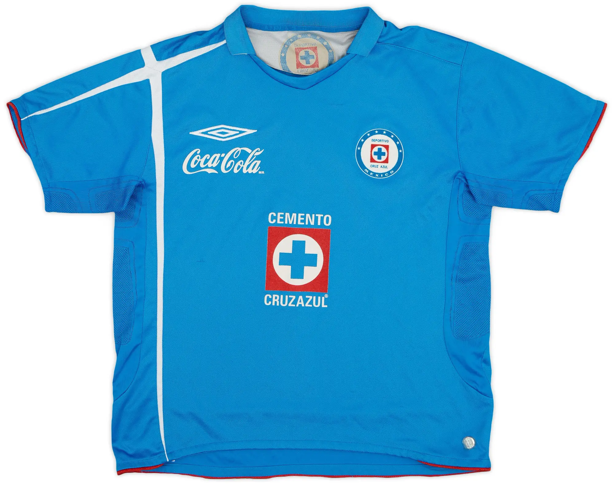 Umbro 2006-08 Cruz Azul Home Shirt - 7/10 - (Women's M)