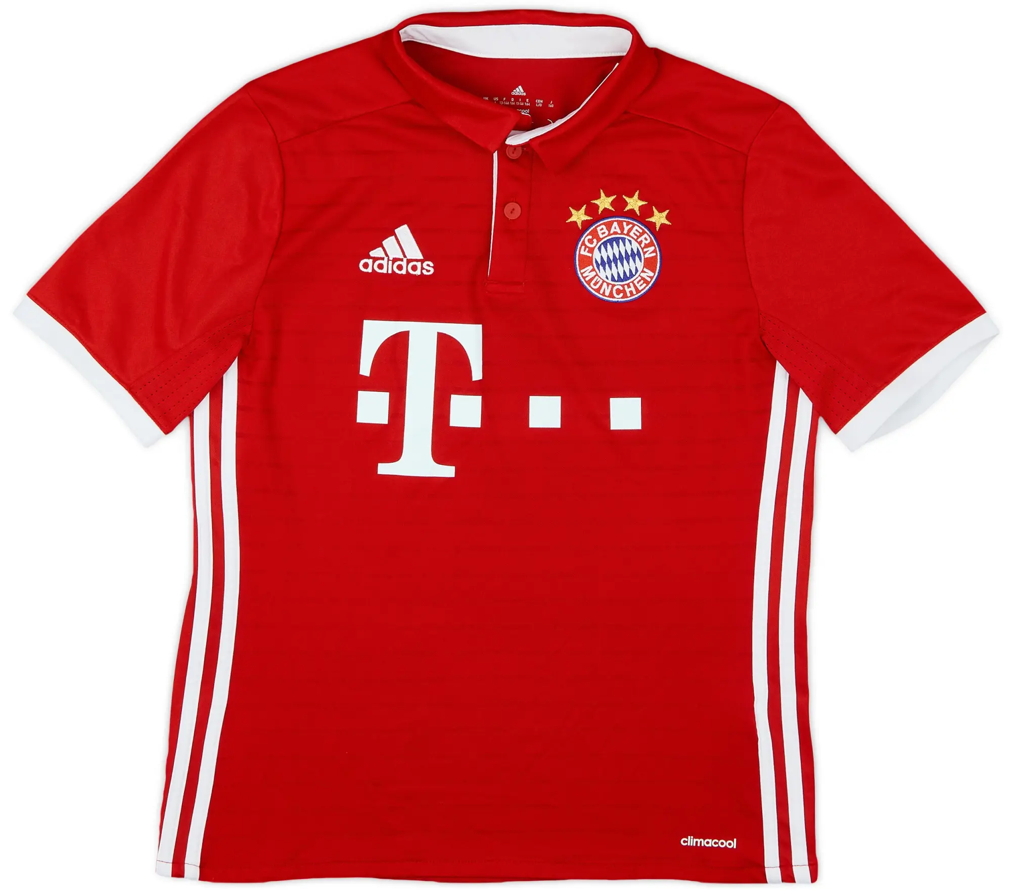 adidas 2016-17 Bayern Munich Home Shirt - 8/10 - (L.Boys)