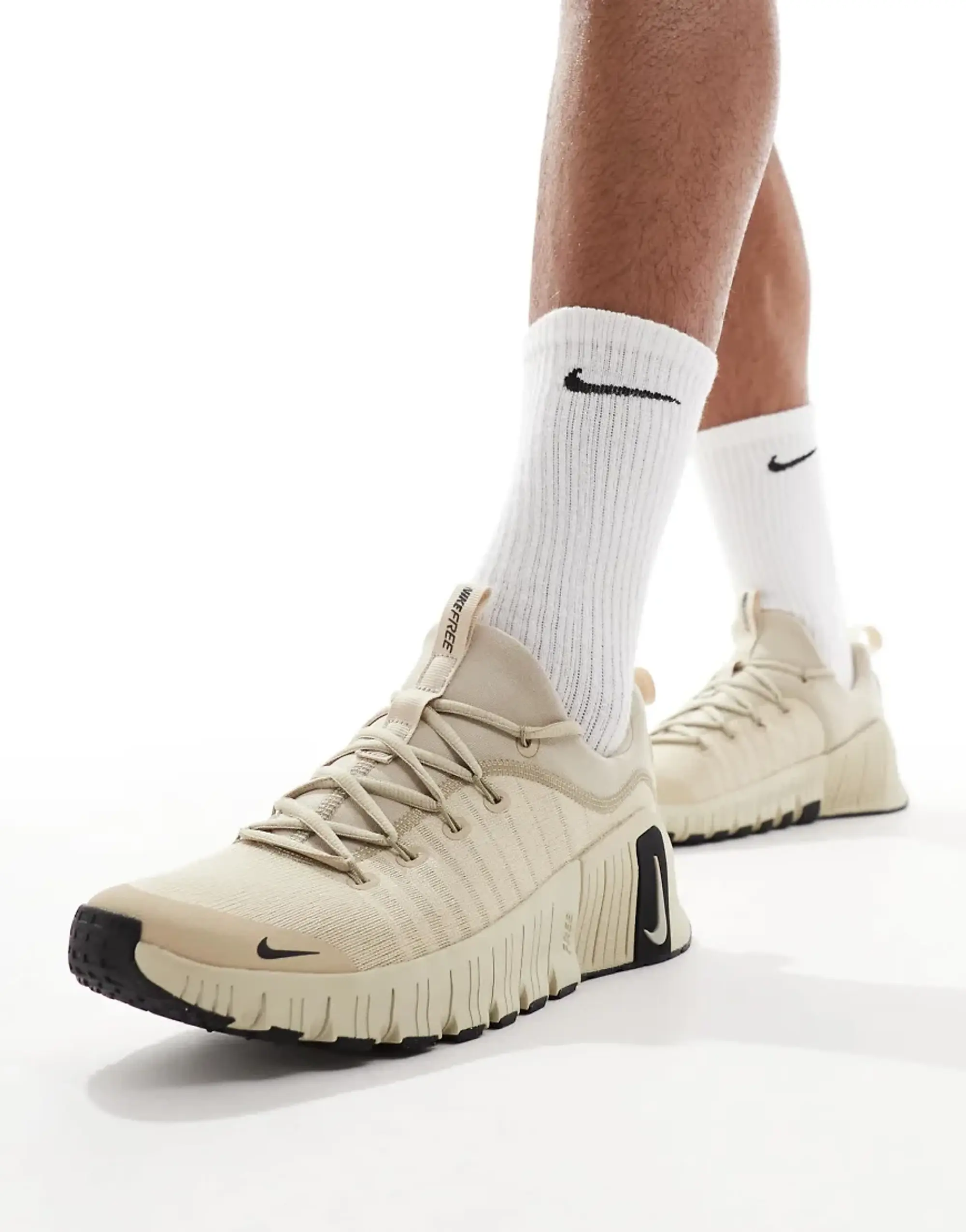 Nike Training Free Metcon 6 Trainers In Beige-Green