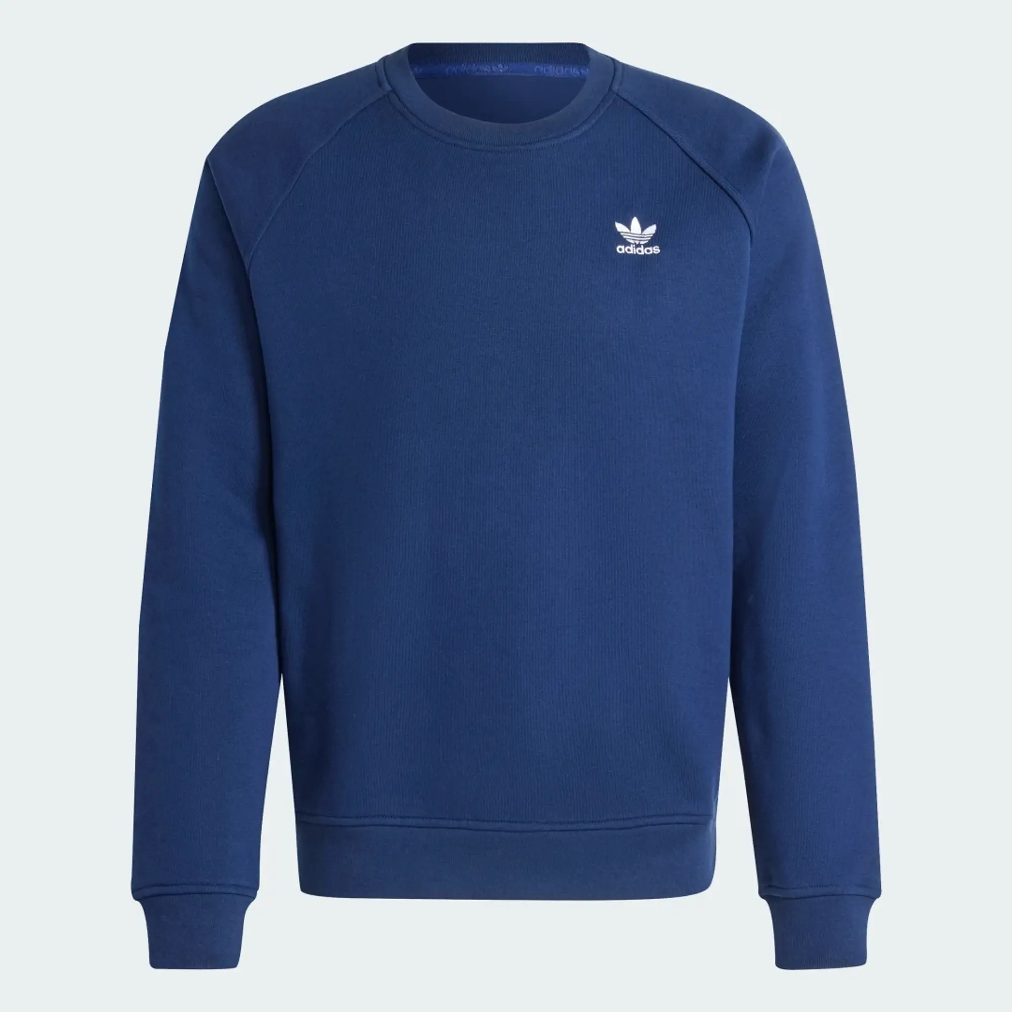 Adidas Originals Trefoil Essentials Sweatshirt In Navy
