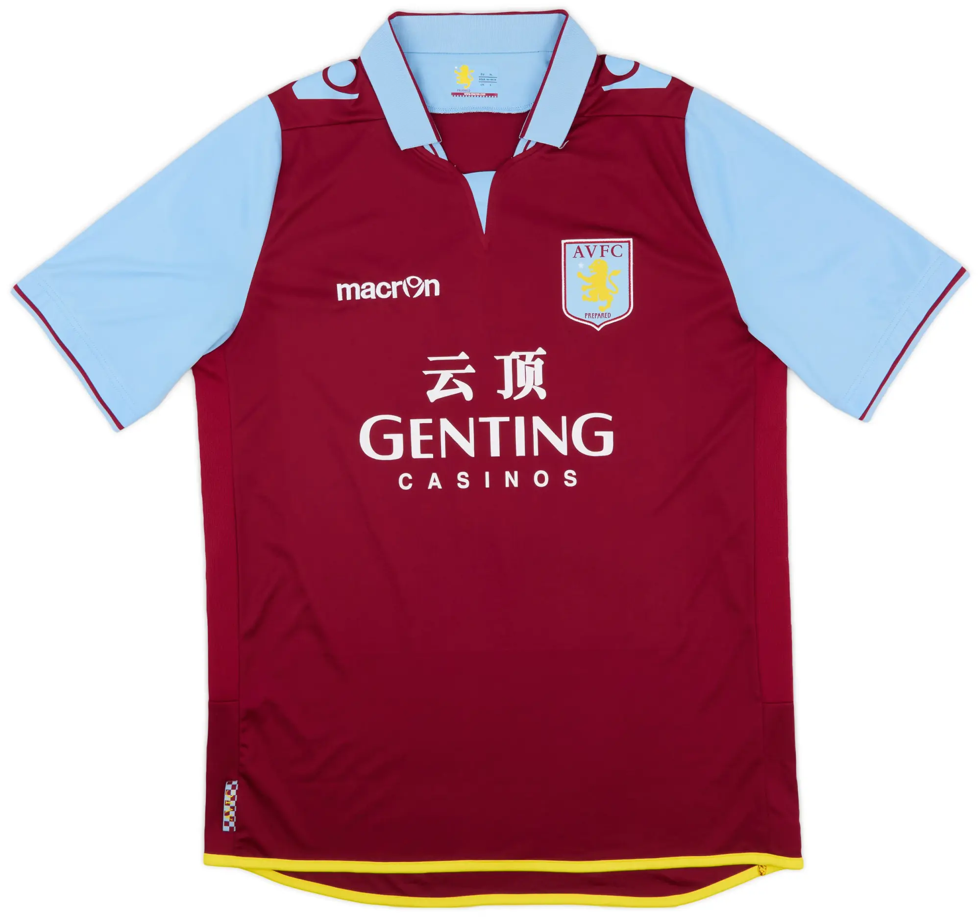 Macron 2012-13 Aston Villa Home Shirt Benteke #20 - 9/10 - (L)