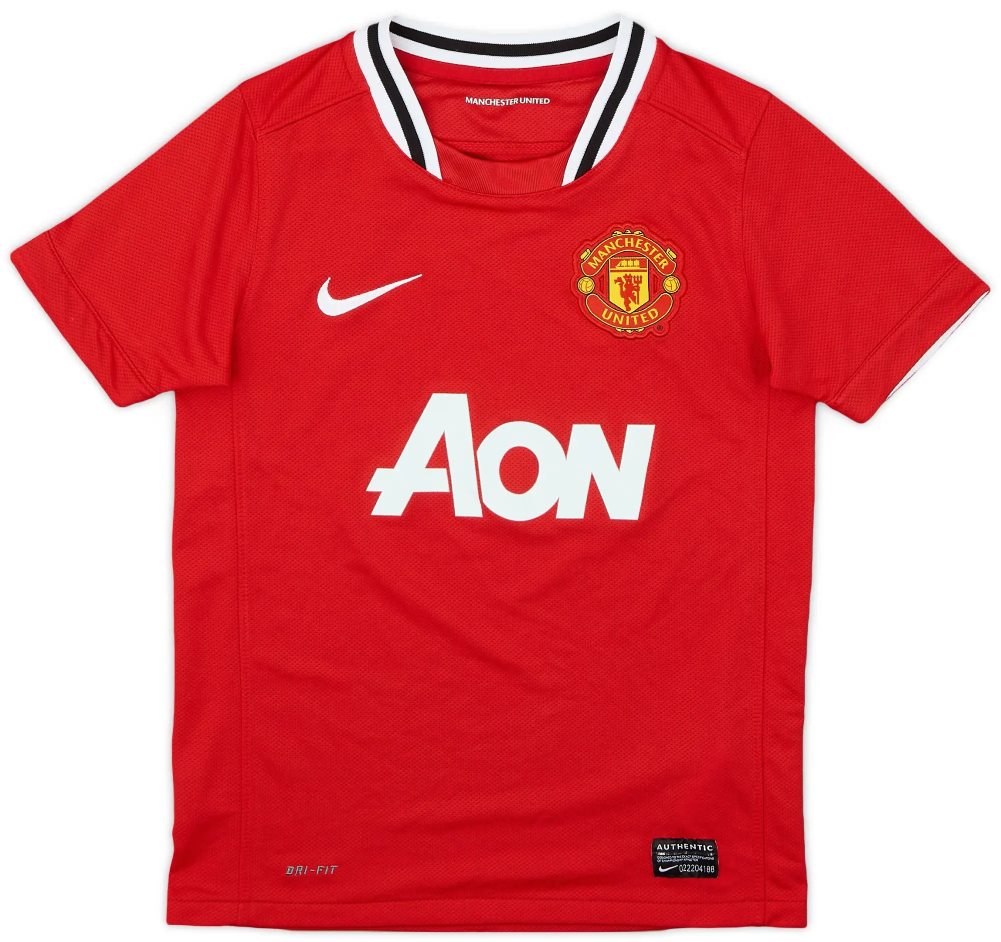 Nike 2011-12 Manchester United Home Shirt - 8/10 - (S.Boys)