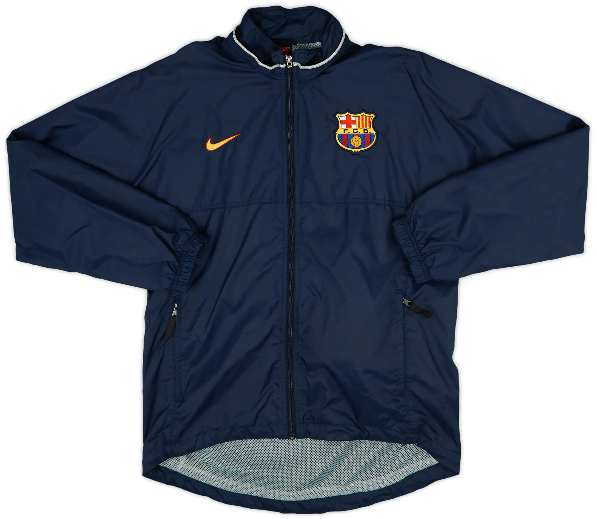 1999-00 Barcelona Nike Rain Jacket - 7/10 - (S)