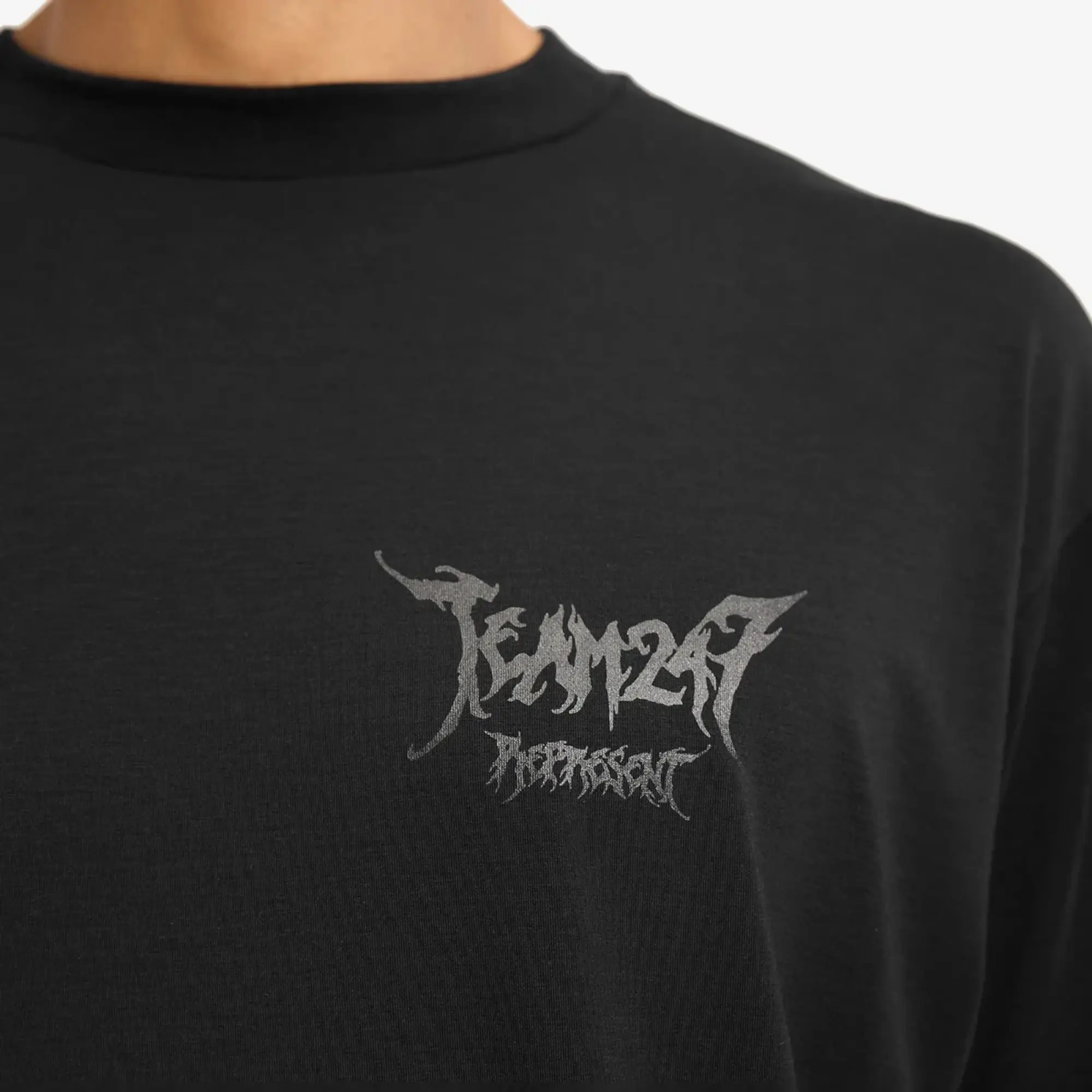 END. x Represent Men's 247 Oversized T-Shirt Jet Black