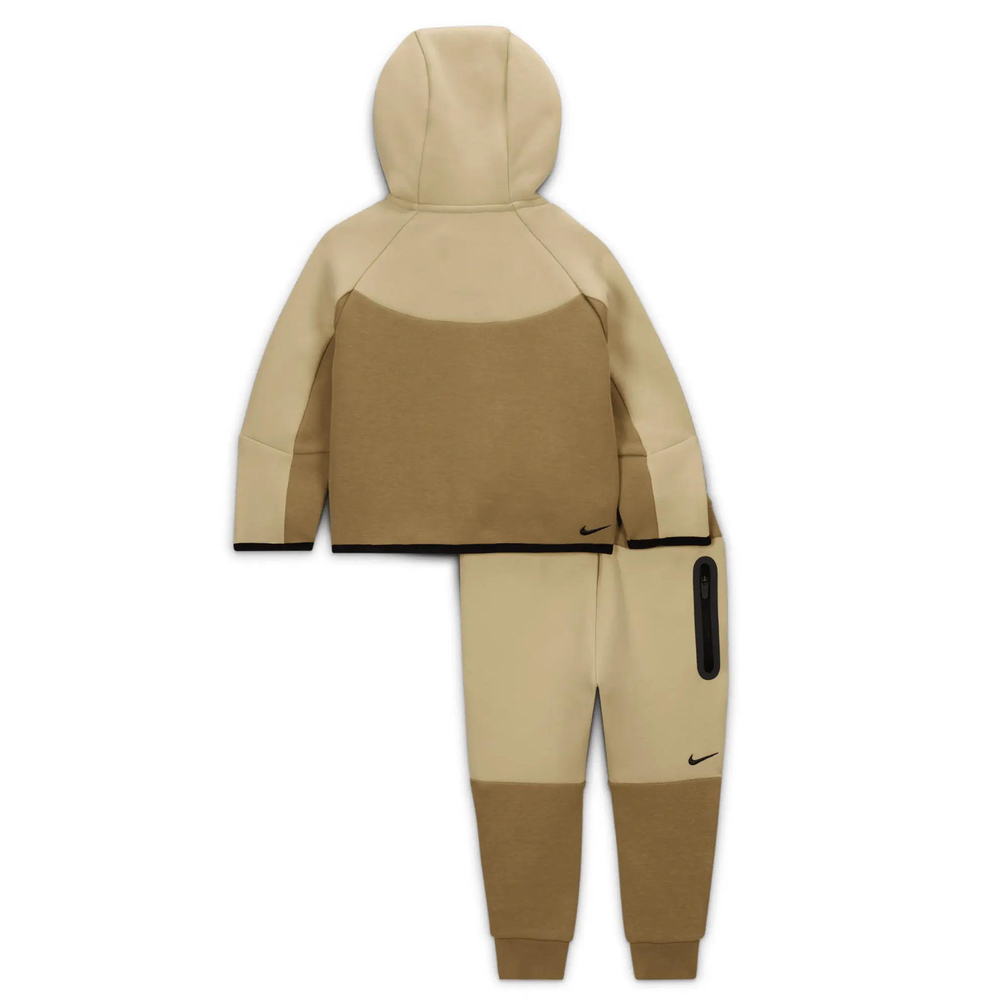 Nike Sportswear Baby Tech Fleece 2-Piece Full-Zip Set - Brown - Cotton