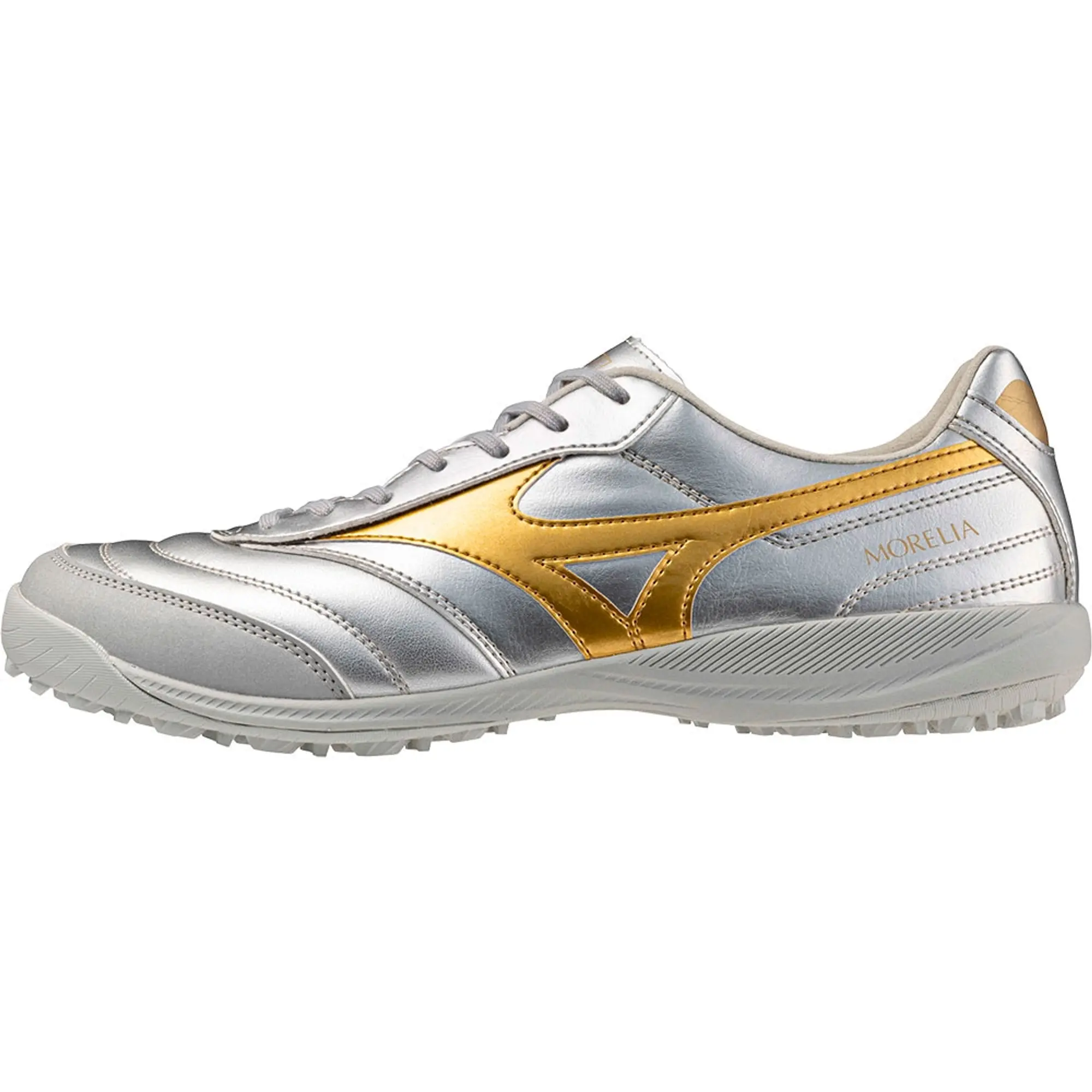 Mizuno Morelia Sala Pro Tf Platinum Silver - Galaxy Silver/Gold - ['Silver']