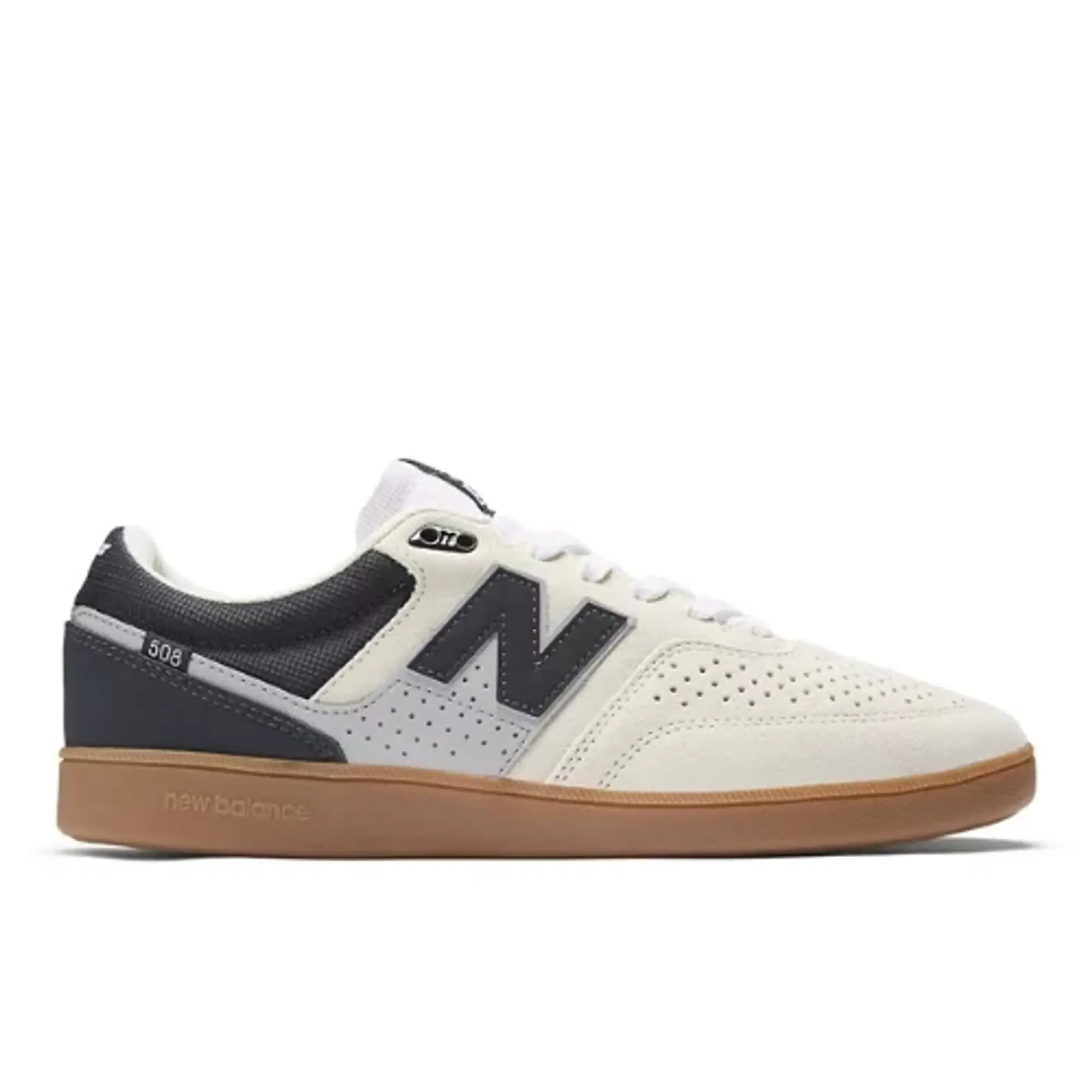 New Balance Men's NB Numeric Brandon Westgate 508 in White/Black Suede/Mesh