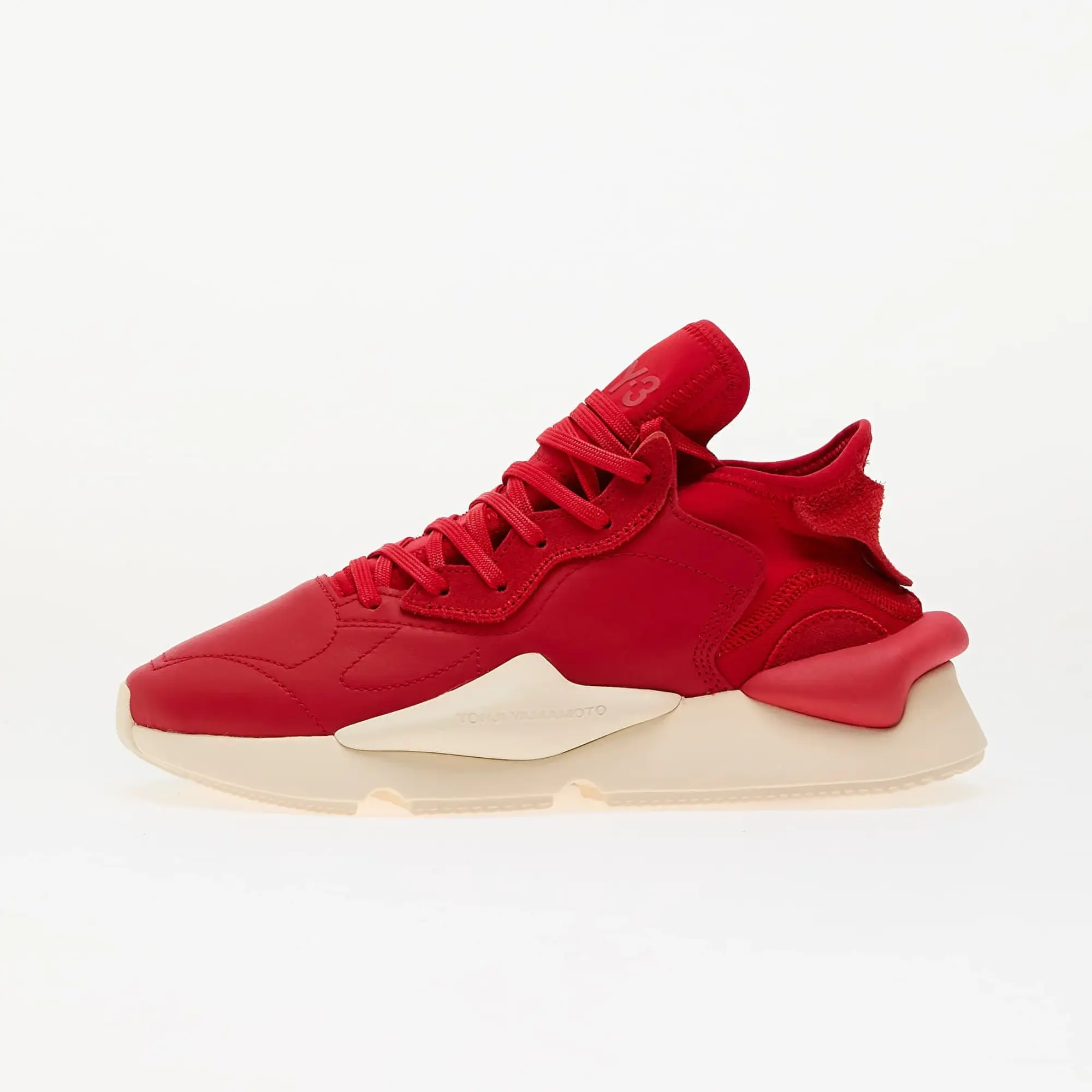 Sneakers Y-3 Kaiwa Better Scarlet/ Better Scarlet/ Wonder White Eur 45 1/3
