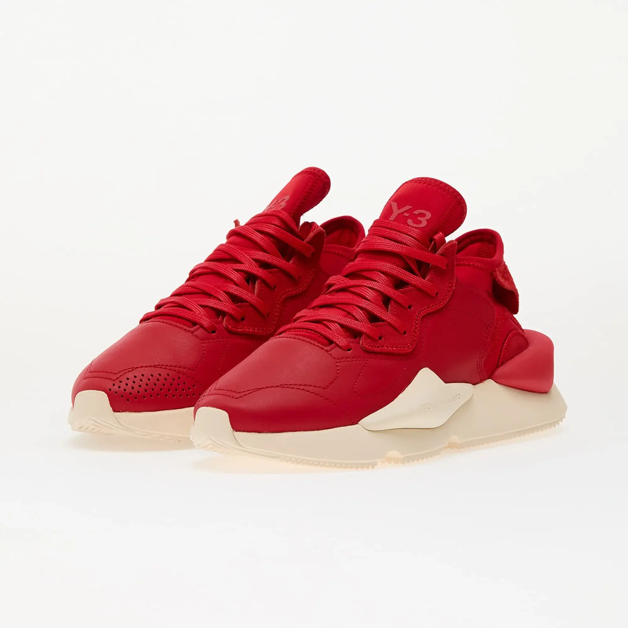 Sneakers Y-3 Kaiwa Better Scarlet/ Better Scarlet/ Wonder White Eur 45 1/3