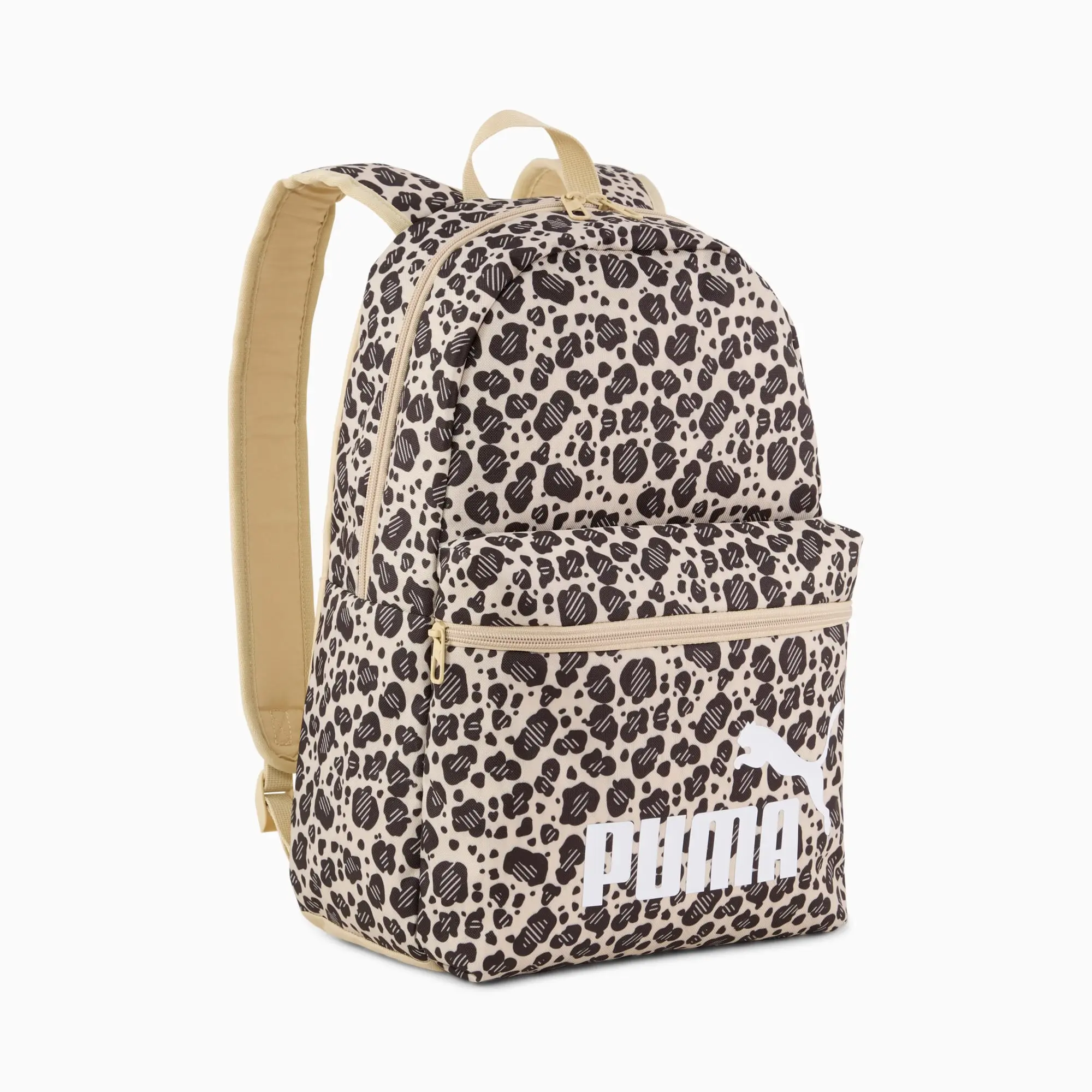 PUMA Phase All-Over Print Backpack, Toasted Almond/Animal/AOP