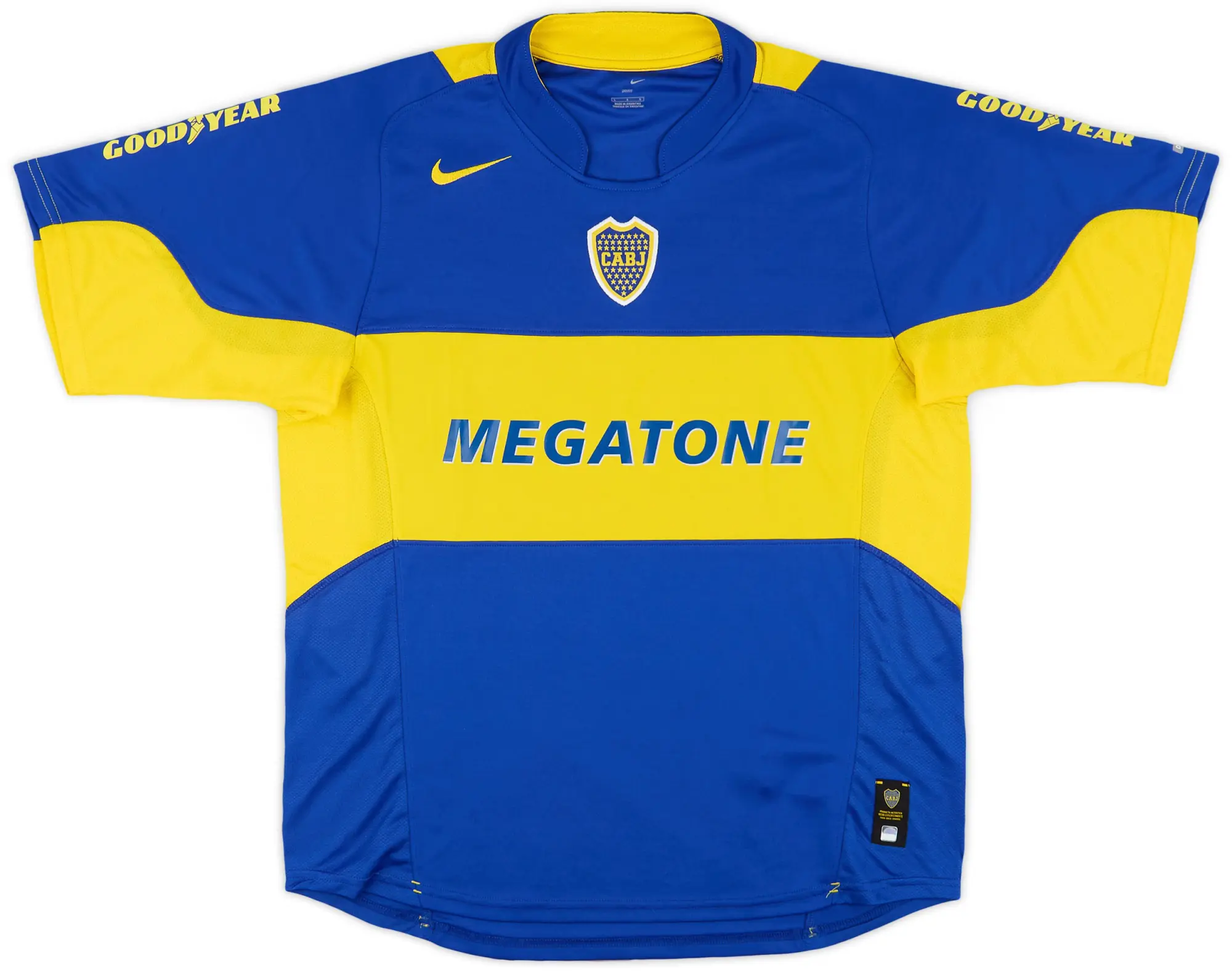 Nike 2004-05 Boca Juniors Home Shirt - 9/10 - (L)