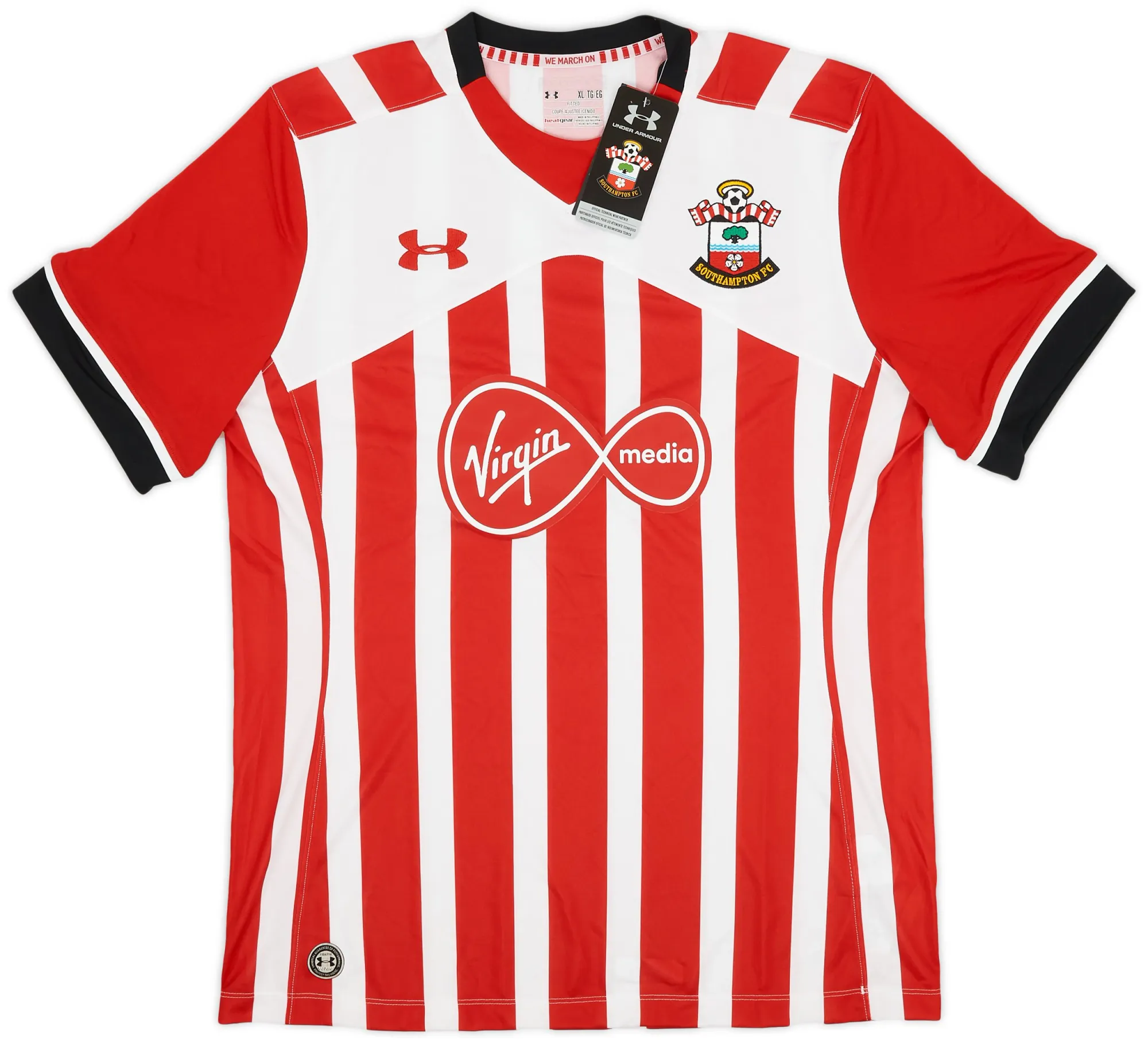Under Armour Southampton Mens SS Home Shirt 2016/17