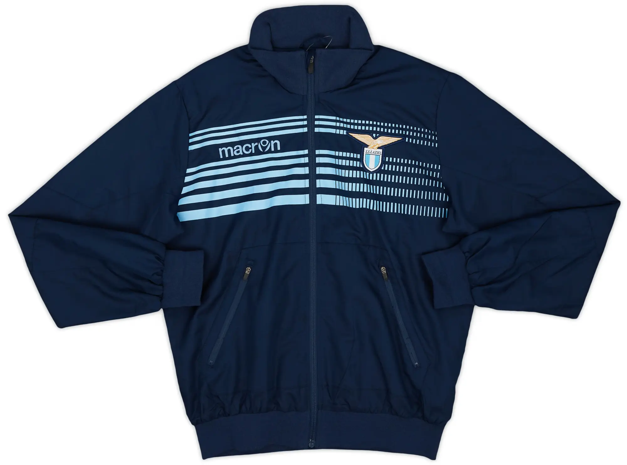2012-13 Lazio Macron Track Jacket - 8/10 - (M)