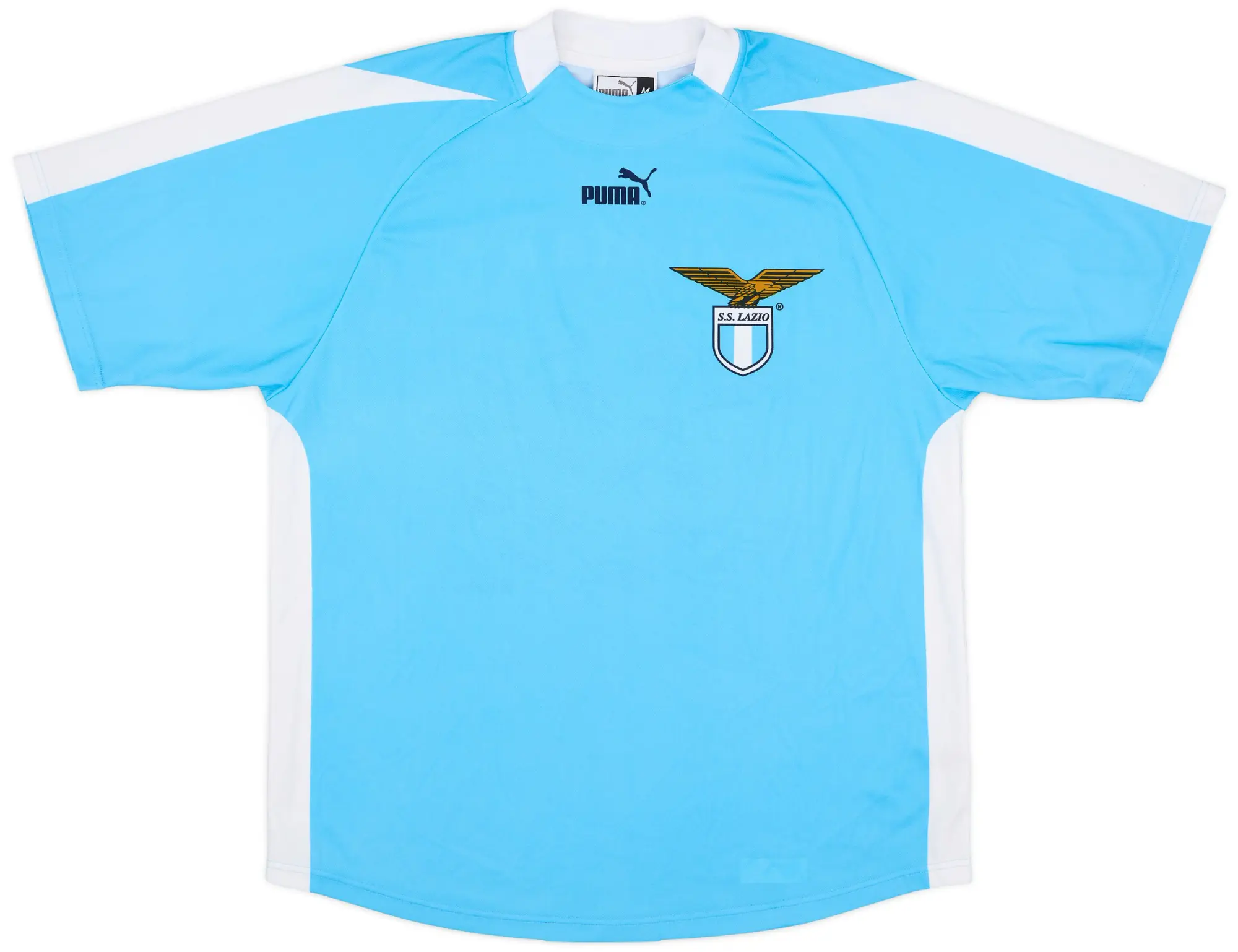 Puma 2003-04 Lazio 'Signed' Basic Home Shirt - 8/10 - (M)