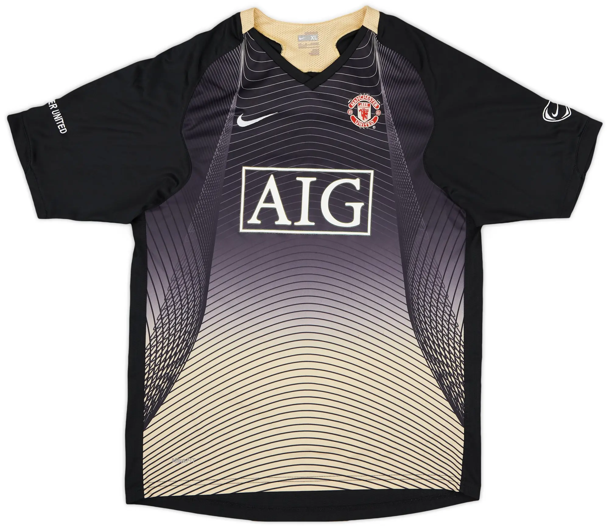 Nike Manchester United Boys SS Home Shirt 2007/08