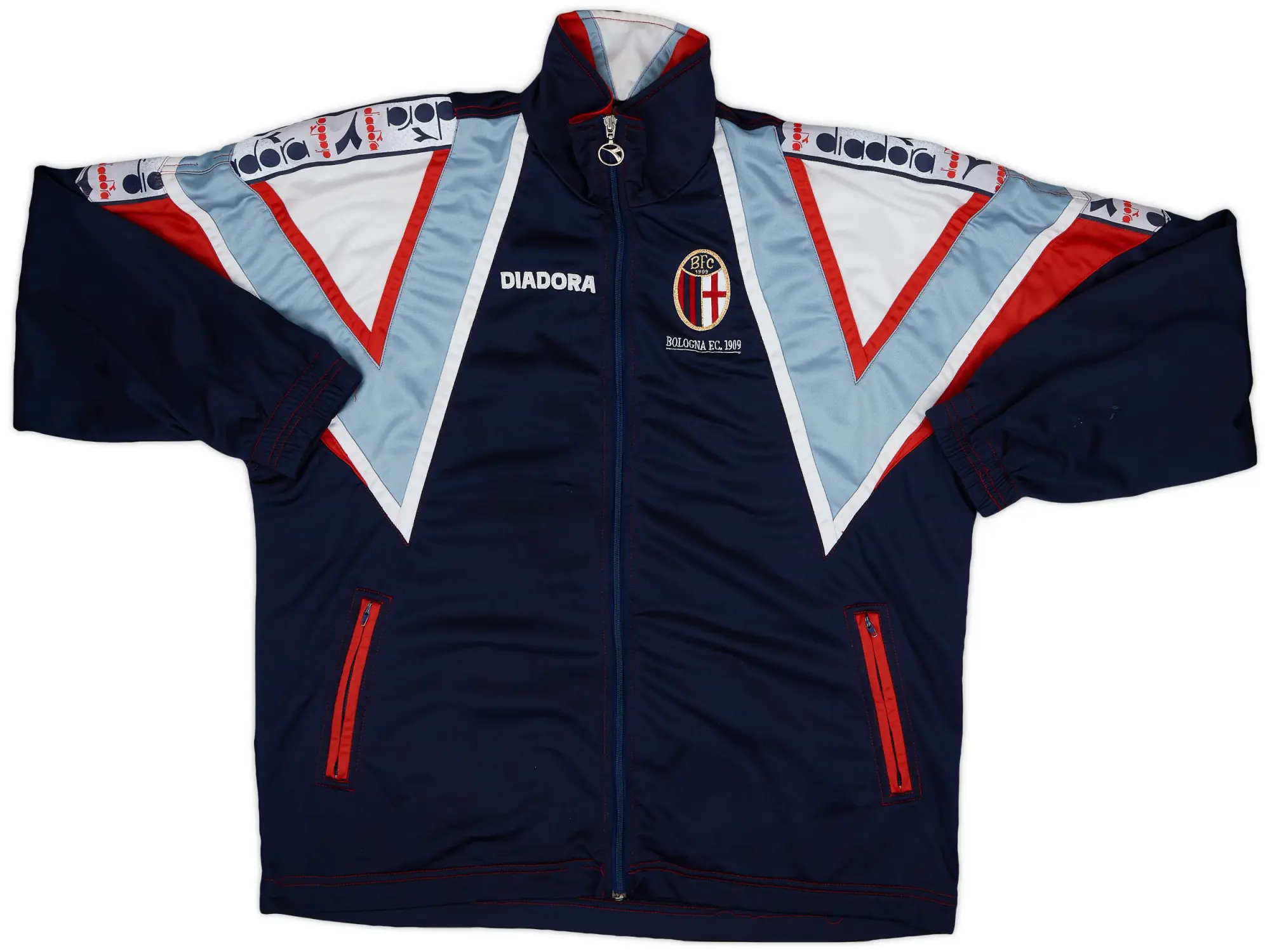 1996-97 Bologna Diadora Track Jacket - 8/10 - (M)