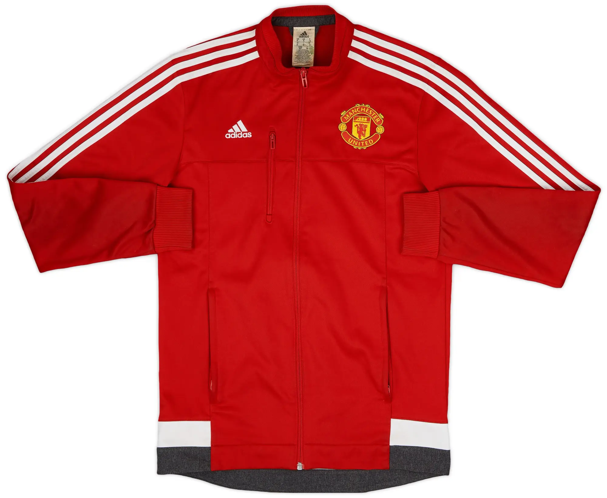 2015-16 Manchester United adidas Track Jacket - 6/10 - (S)