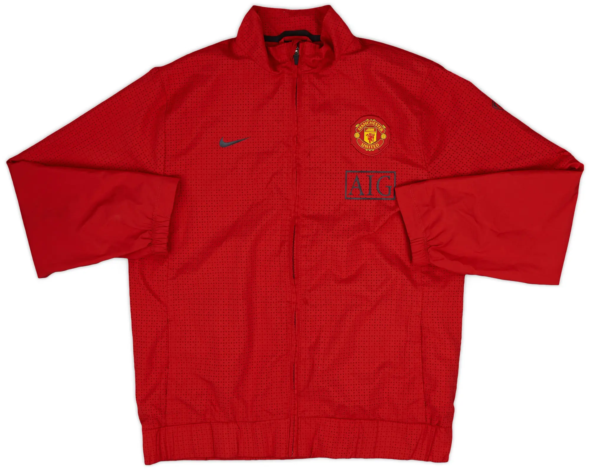Nike 2009-10 Manchester United Track Jacket - 9/10 - (XL.Boys)