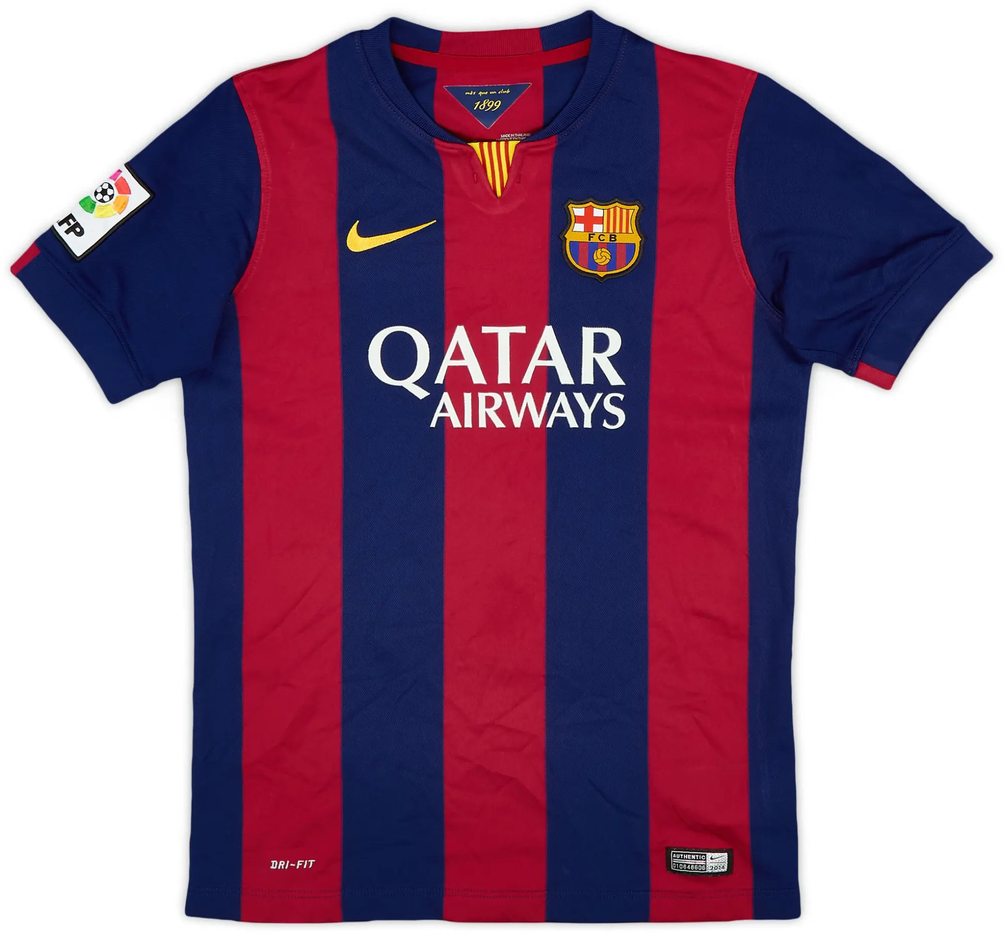 Nike 2014-15 Barcelona Home Shirt - 9/10 - (L.Boys)