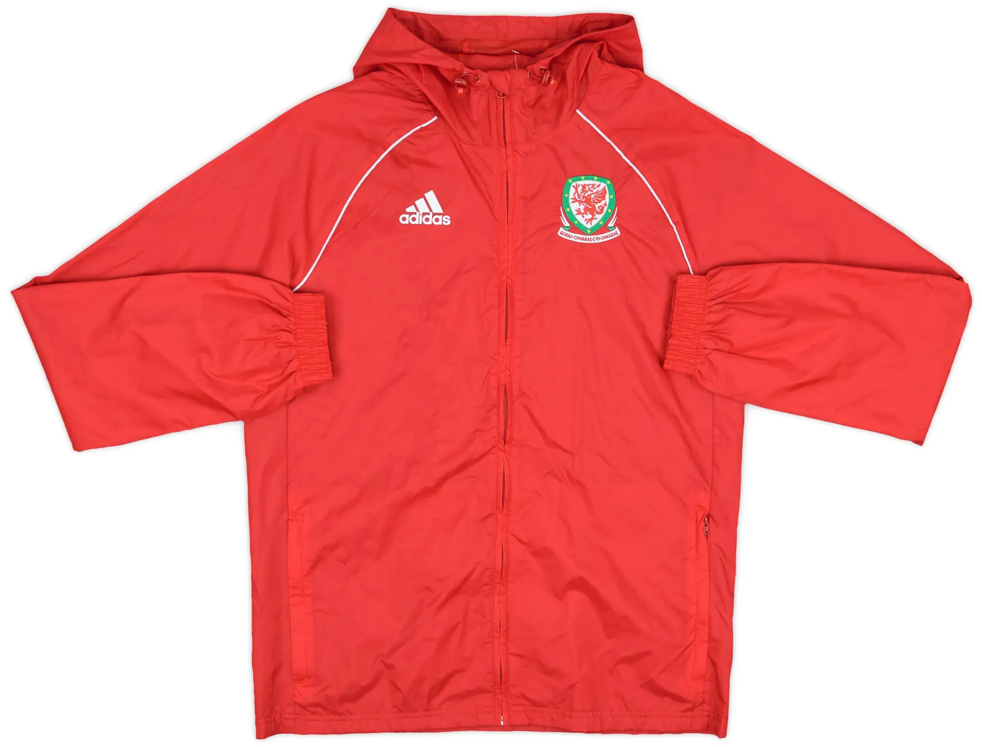 2018-19 Wales adidas Rain Jacket - 7/10 - (S)