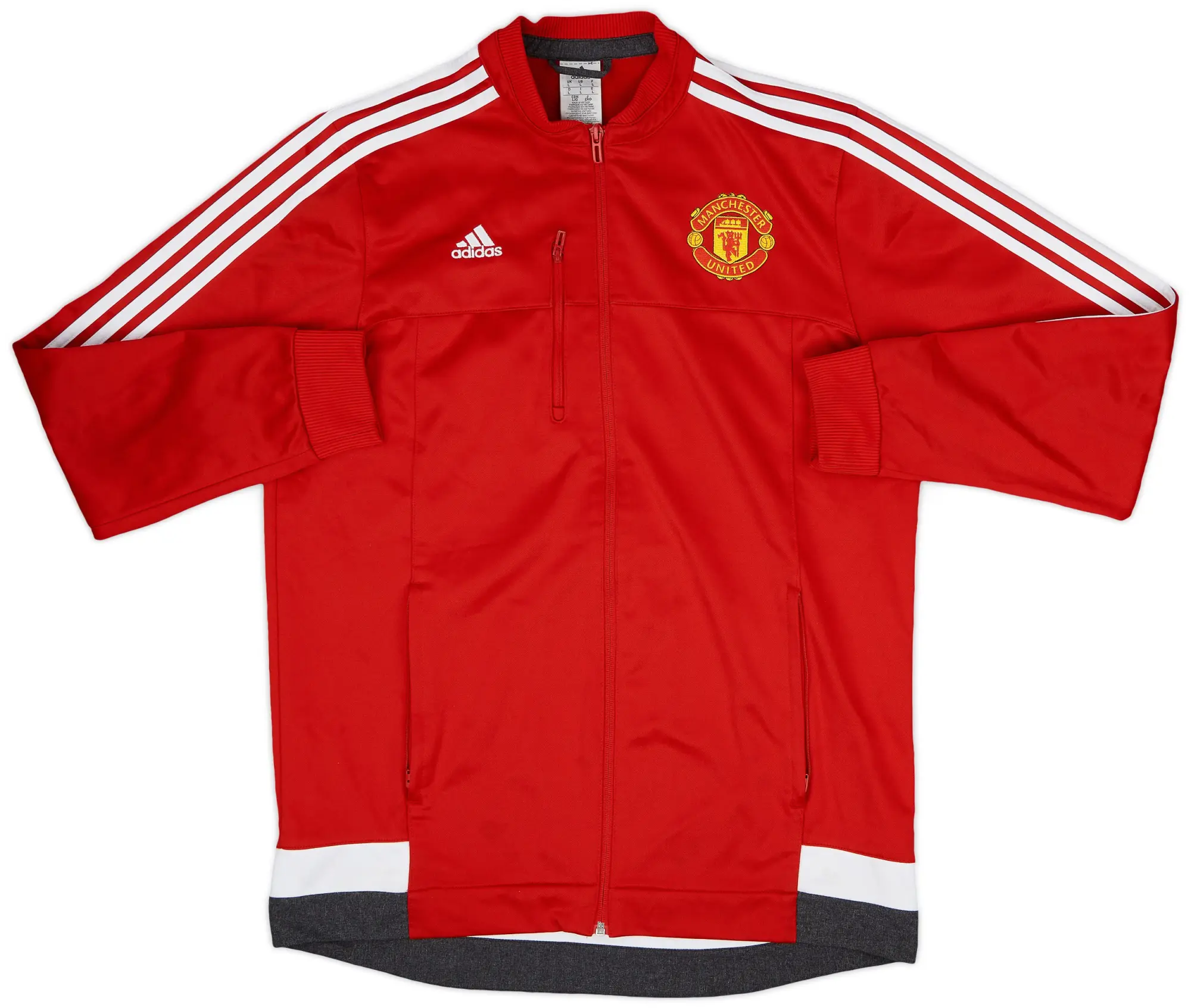 2015-16 Manchester United adidas Track Jacket - 9/10 - (L)