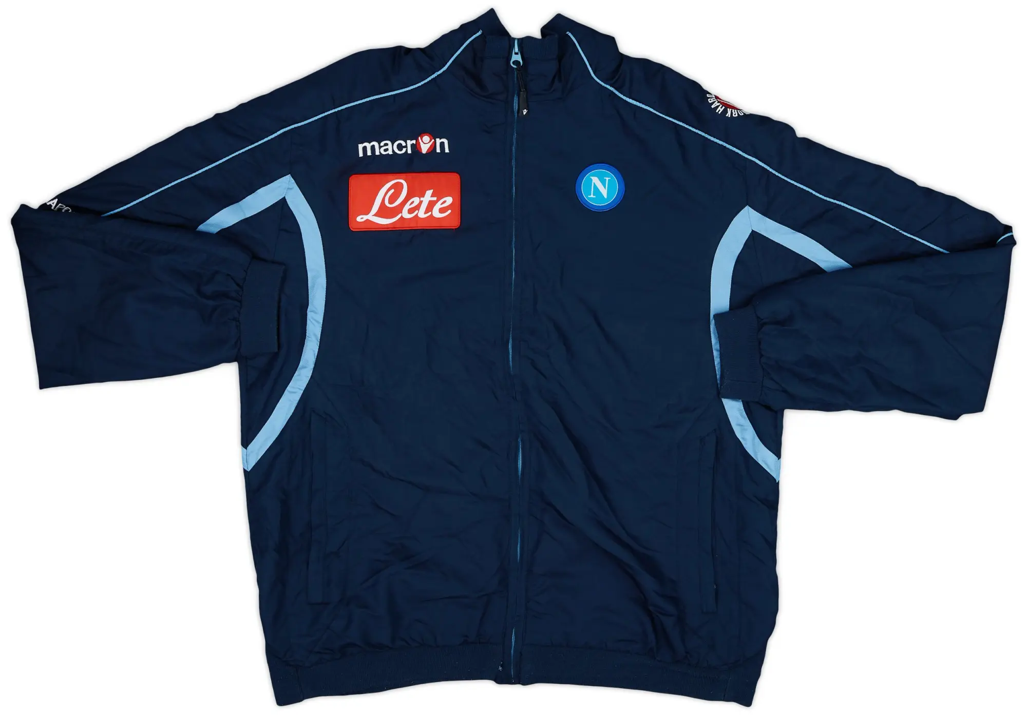 2010-11 Napoli Macron Track Jacket - 7/10 - (L)