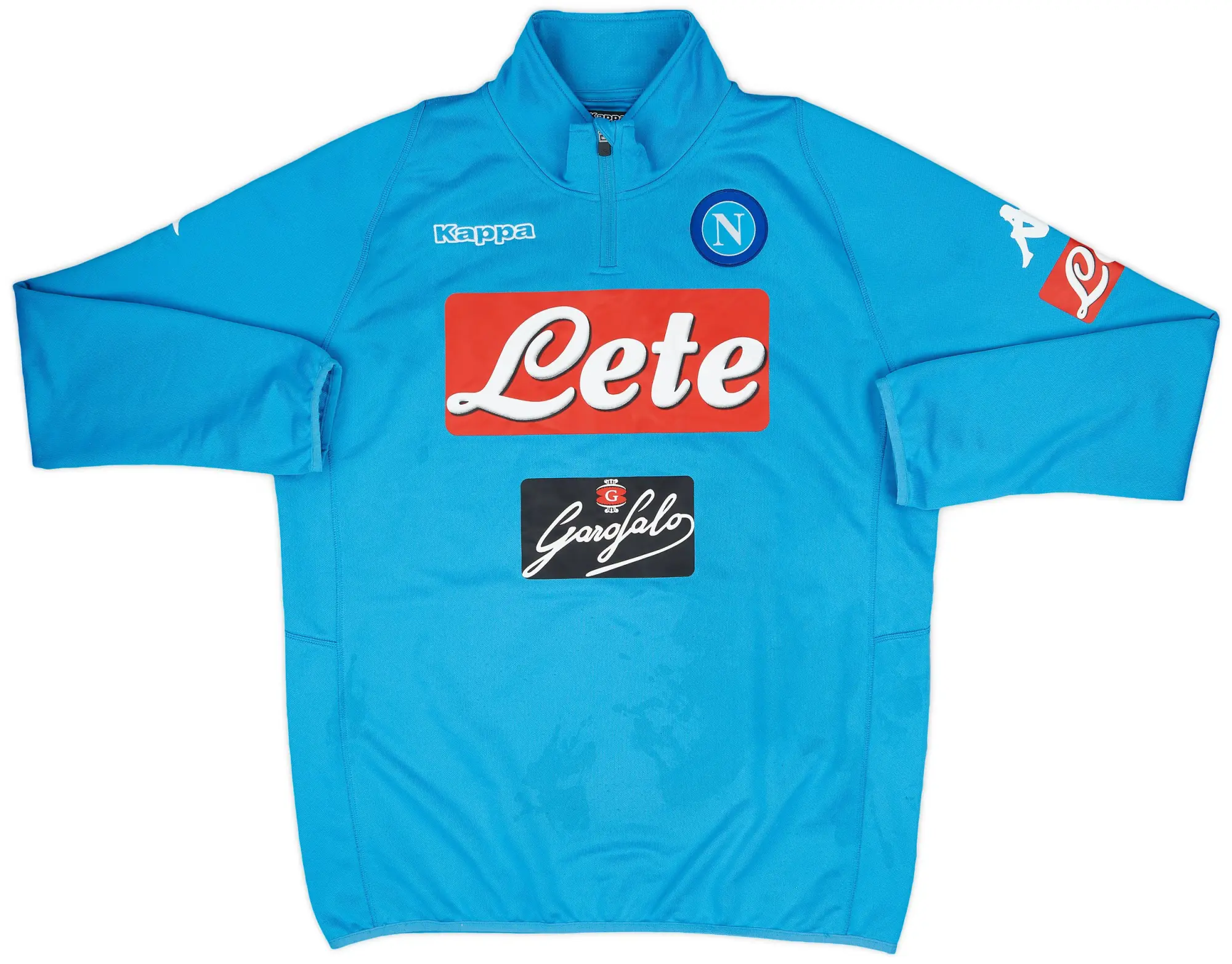 2017-18 Napoli Kappa 1/4 Zip Track Jacket - 5/10 - (3XL)