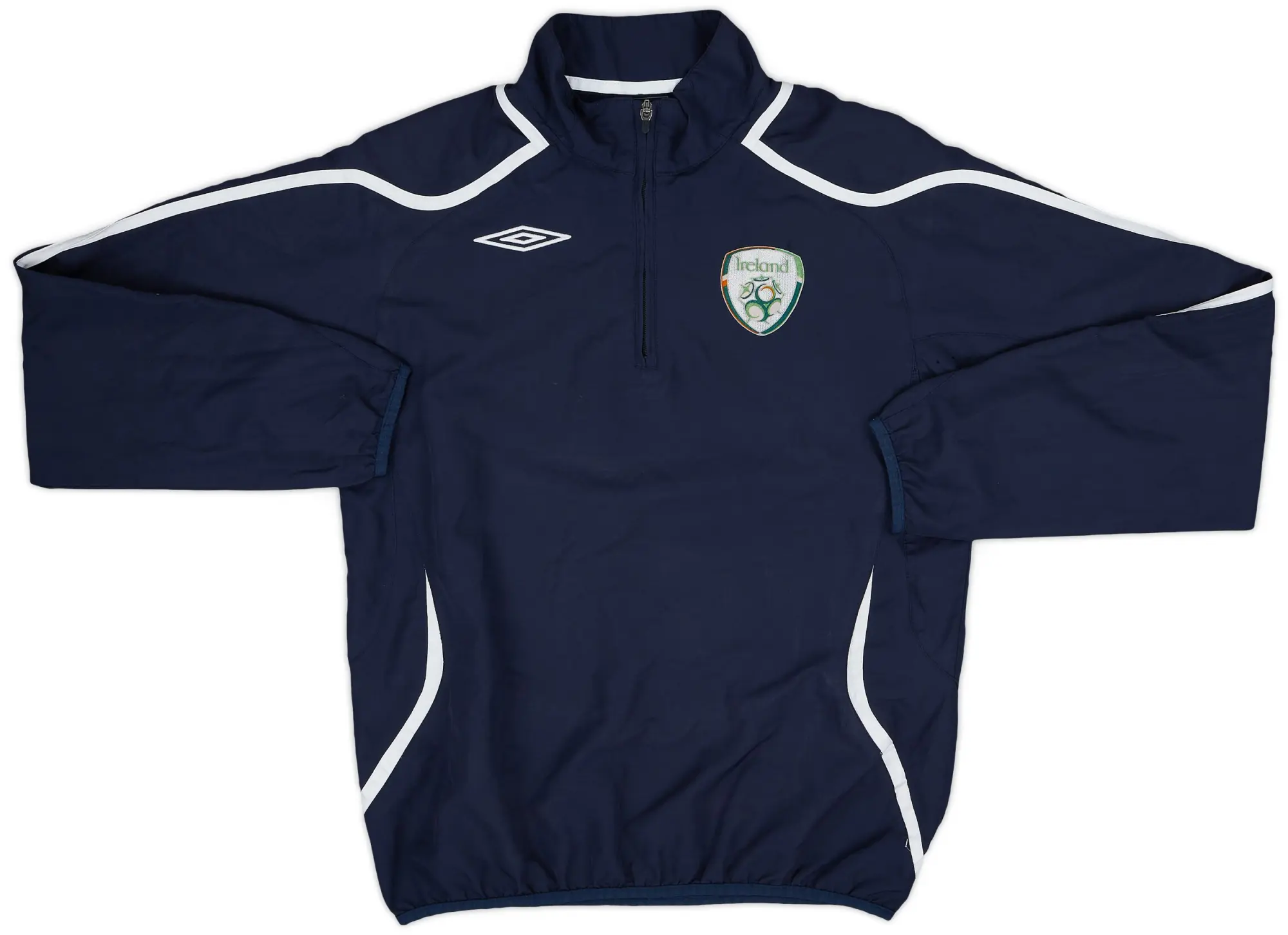 2006-07 Ireland Umbro 1/4 Zip Drill Top - 7/10 - (M)