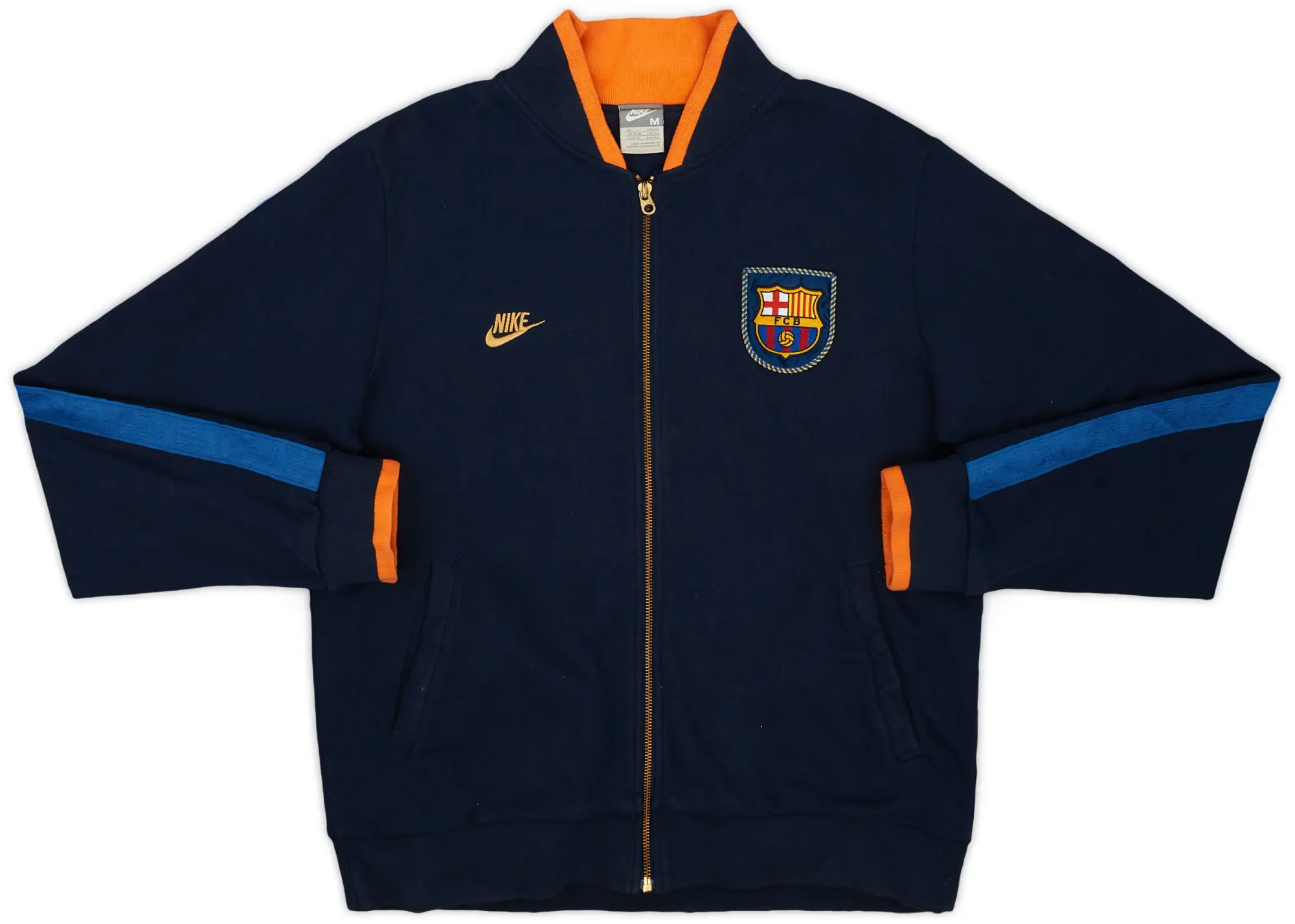 2007-08 Barcelona Nike Track Jacket - 9/10 - (M)
