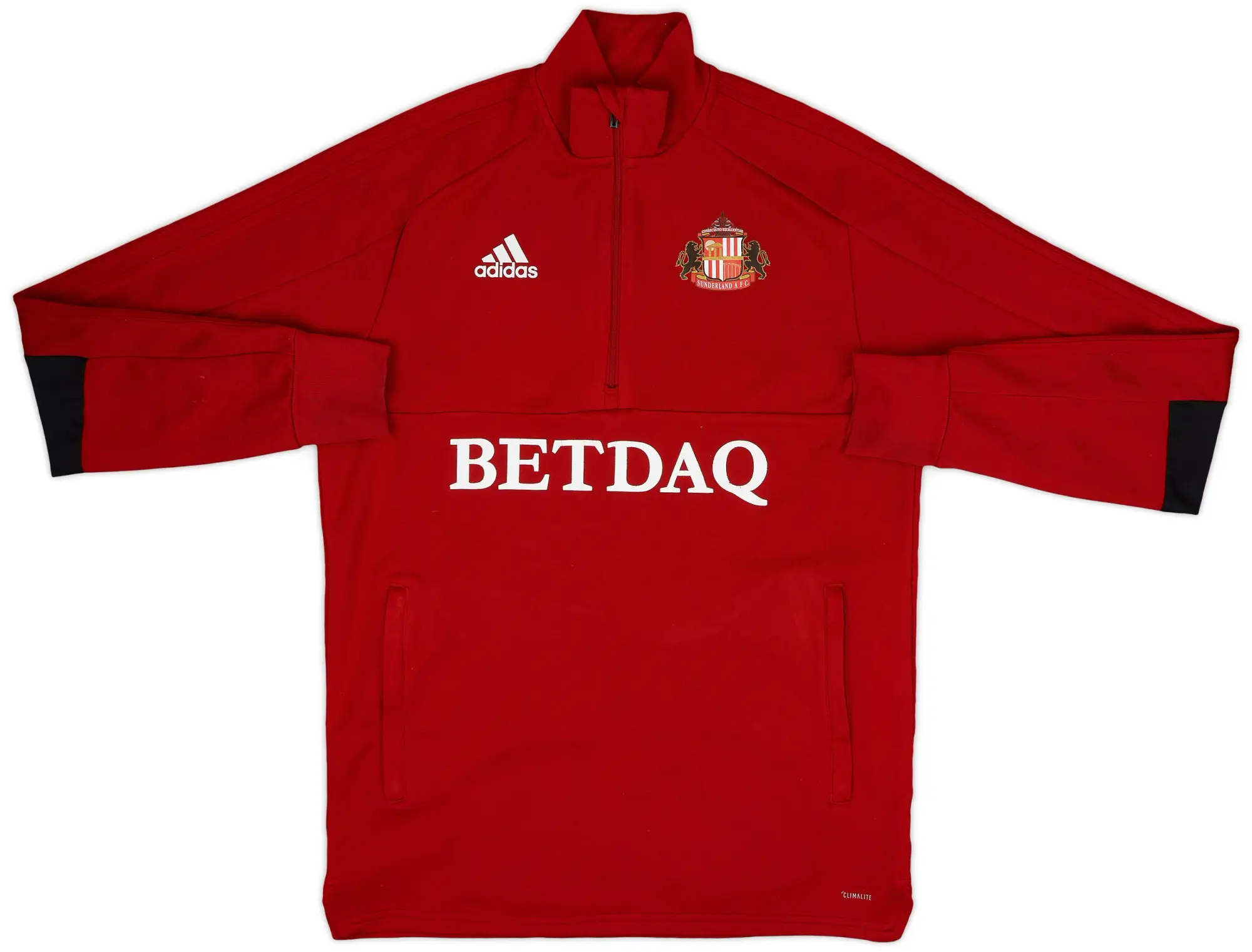 2017-18 Sunderland adidas 1/4 Zip Track Jacket - 6/10 - (M)