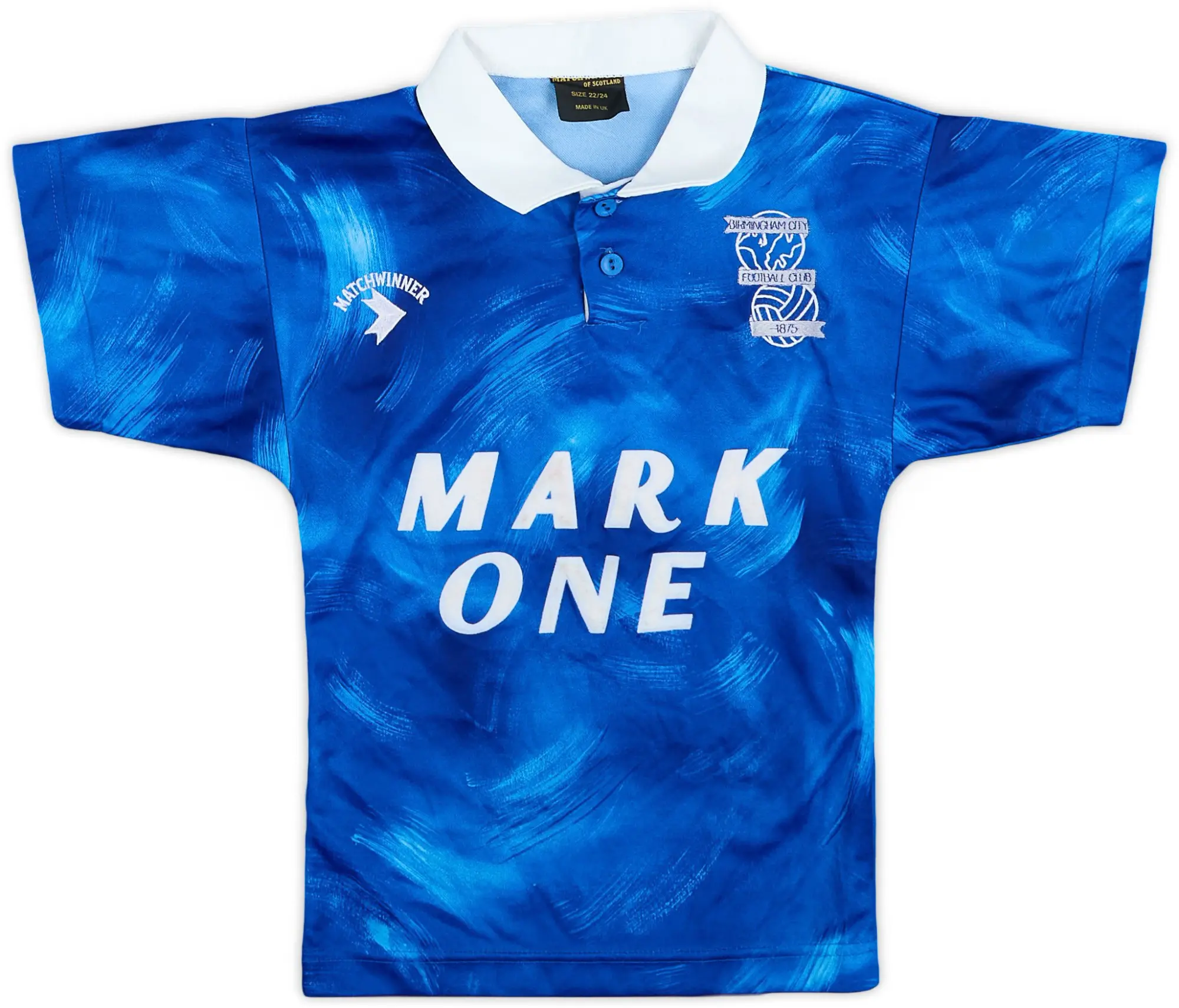 1990-91 Birmingham Home Shirt - 7/10 - (3-4 Years)