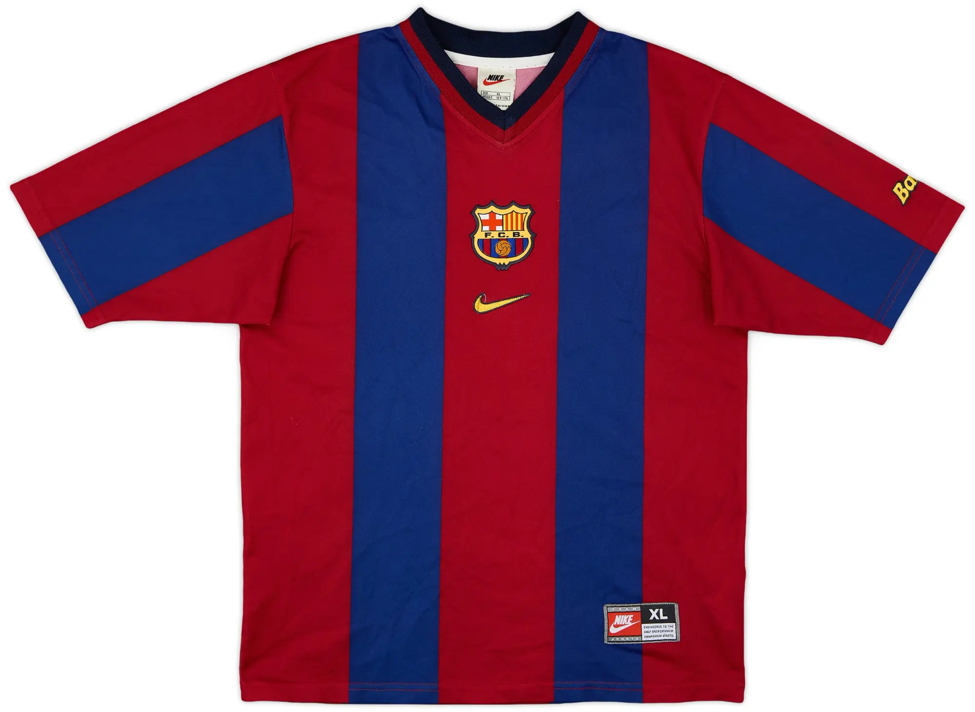 Nike 1998-00 Barcelona Basic Home Shirt - 8/10 - (XL.Boys)