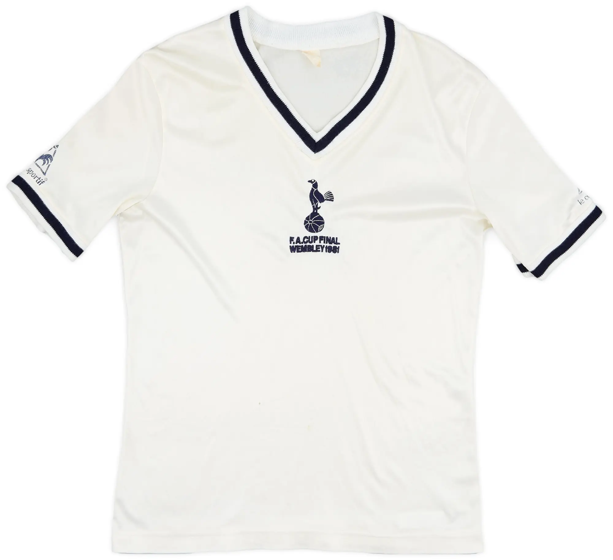 LeCoqSportif 1980-82 Tottenham 'FA Cup Final' Home Shirt - 7/10 - (M)