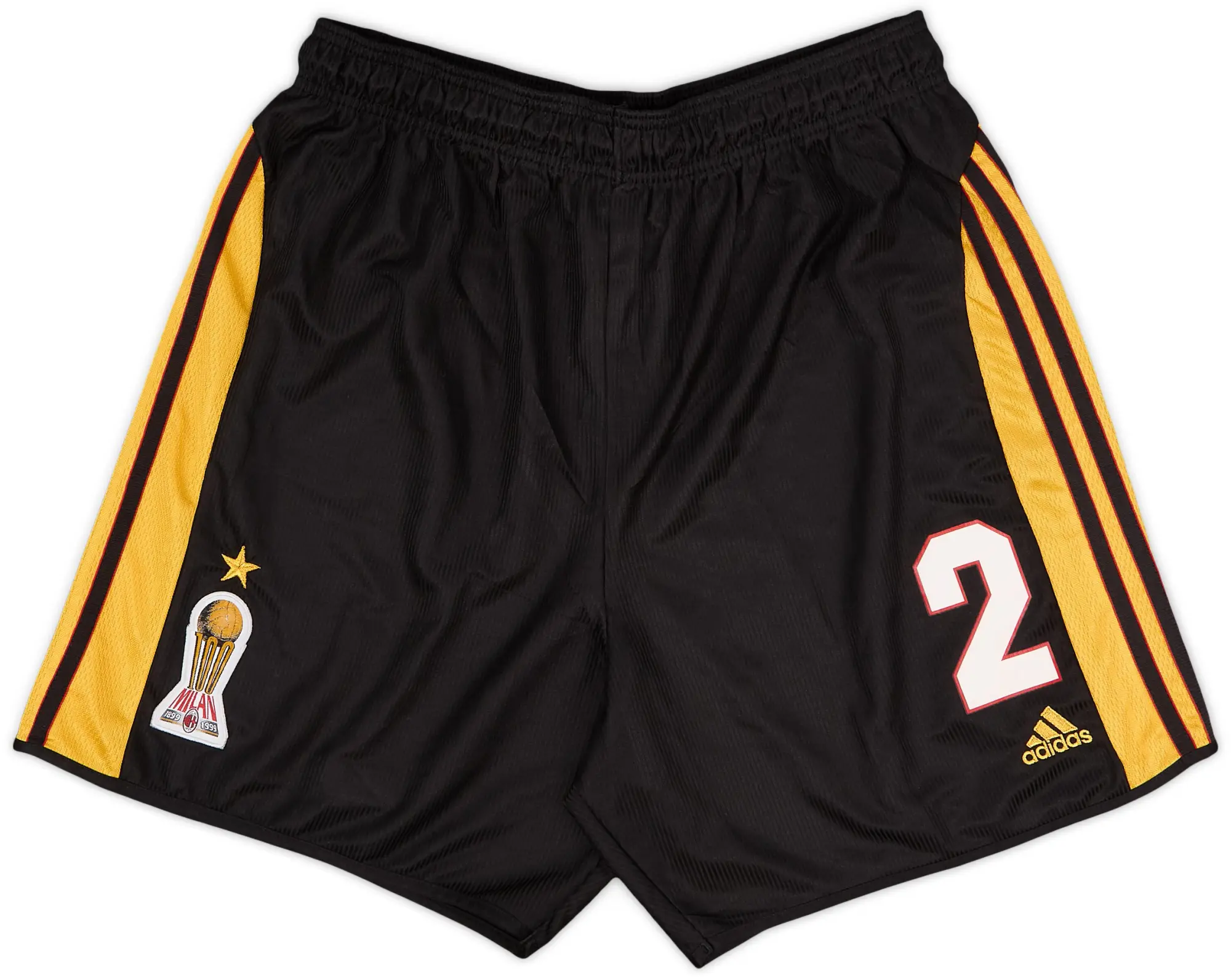 adidas 1999-00 AC Milan Player Issue Fourth Shorts #2 - 9/10 - (XL)