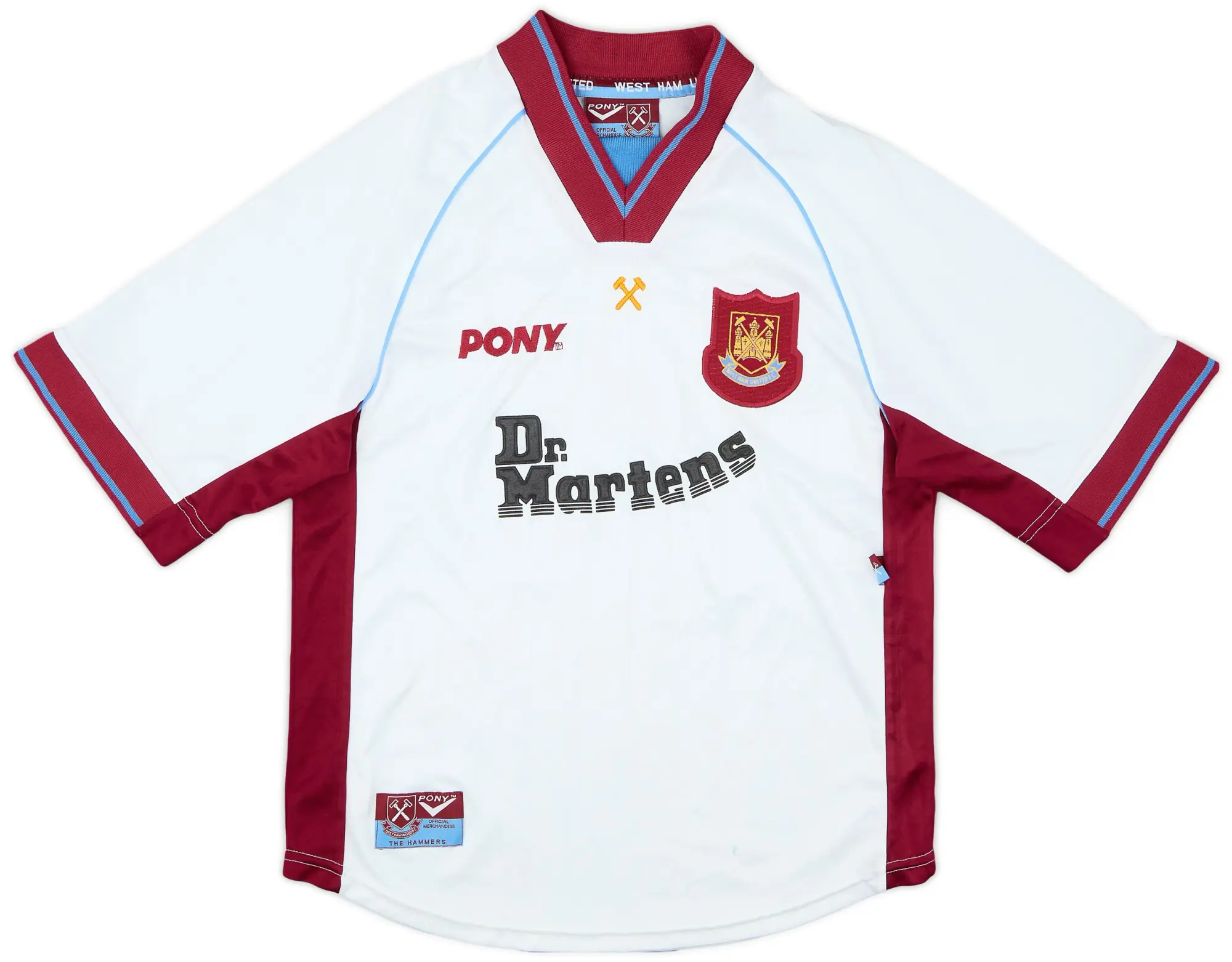 1998-99 West Ham Away Shirt - 7/10 - (Y)