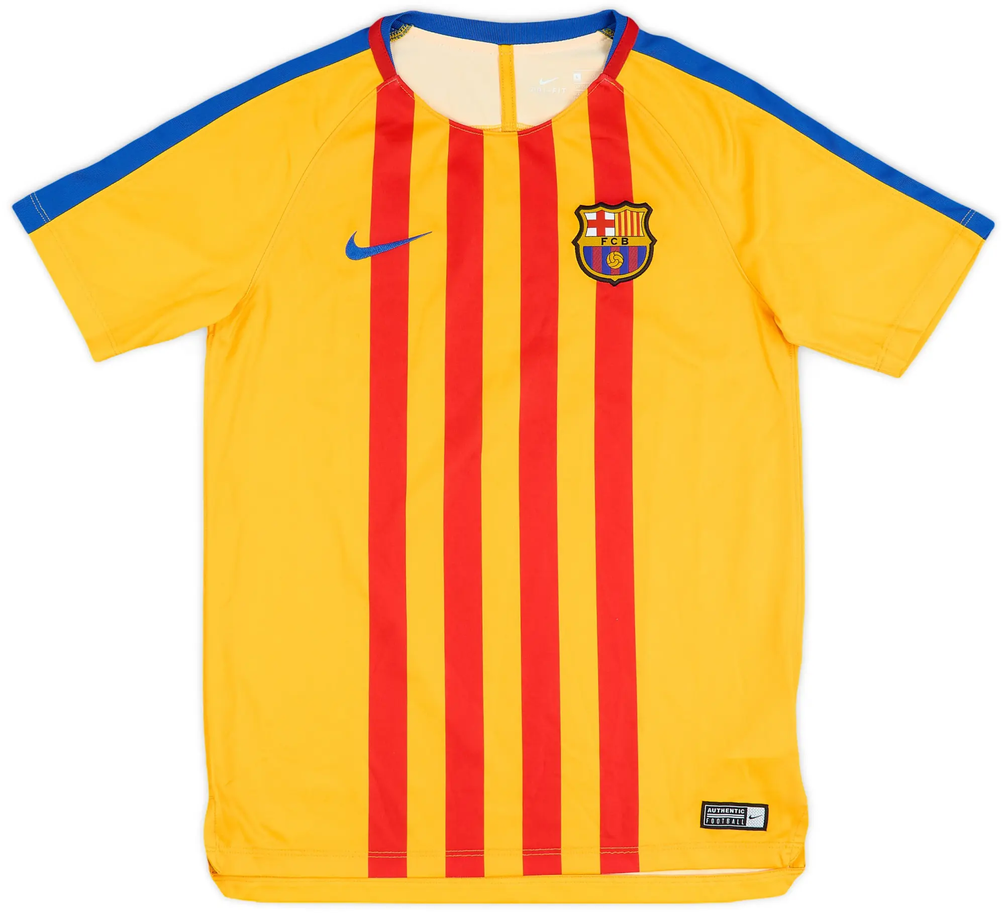 2017-18 Barcelona Nike Pre-Match Training Shirt - 9/10 - (L.Boys)